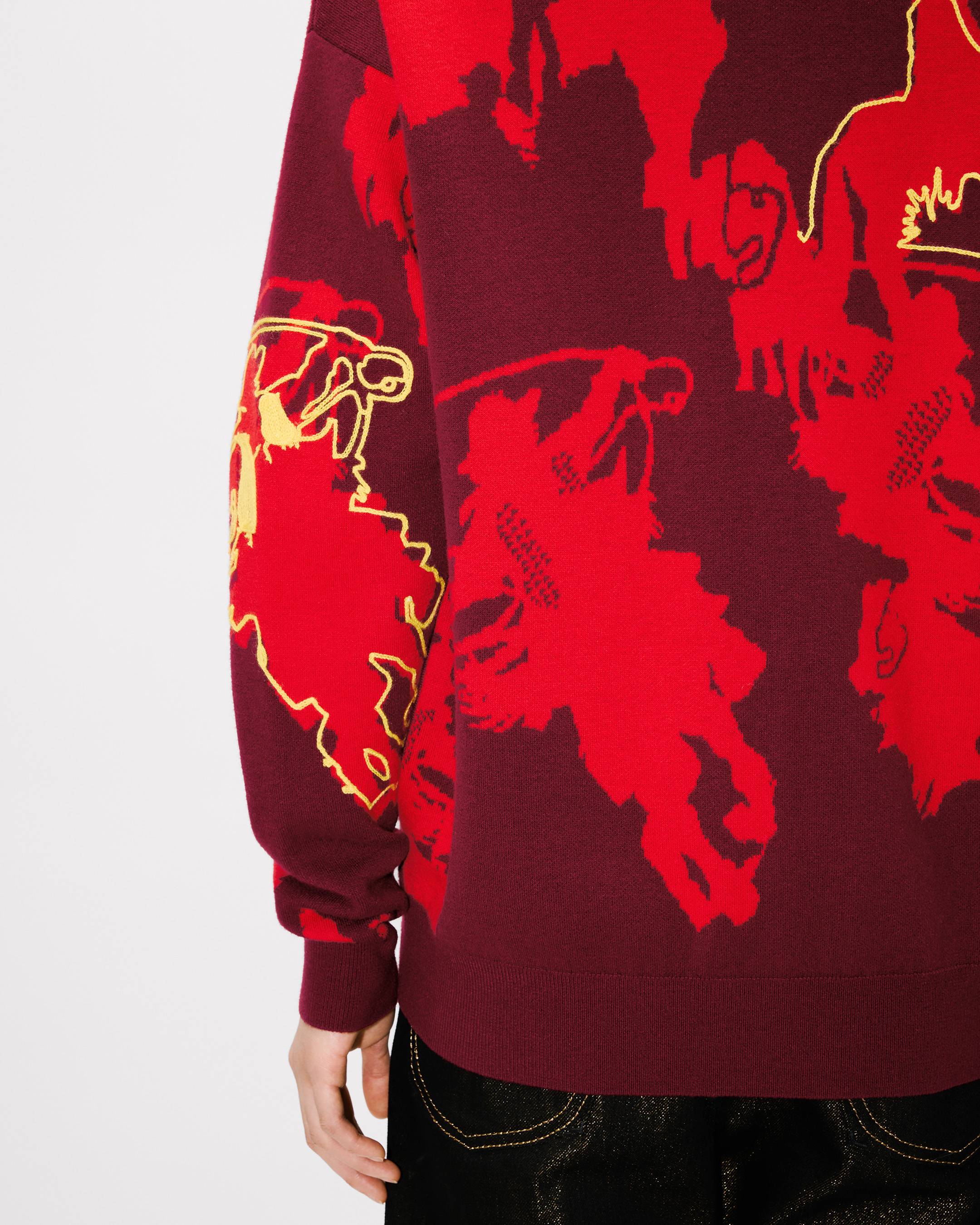 C&aacute;rdigan de mezcla de algod&oacute;n y lana 'Lunar New Year'