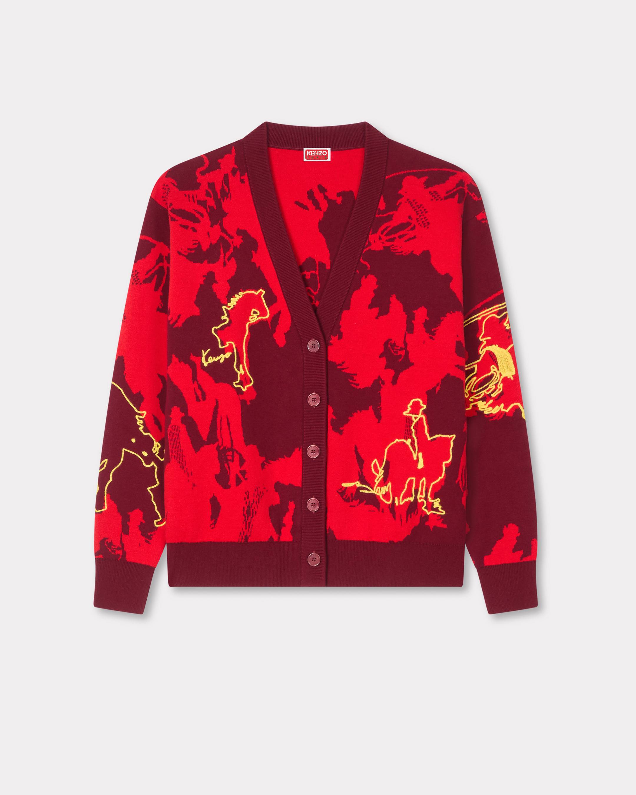 C&aacute;rdigan de mezcla de algod&oacute;n y lana 'Lunar New Year'