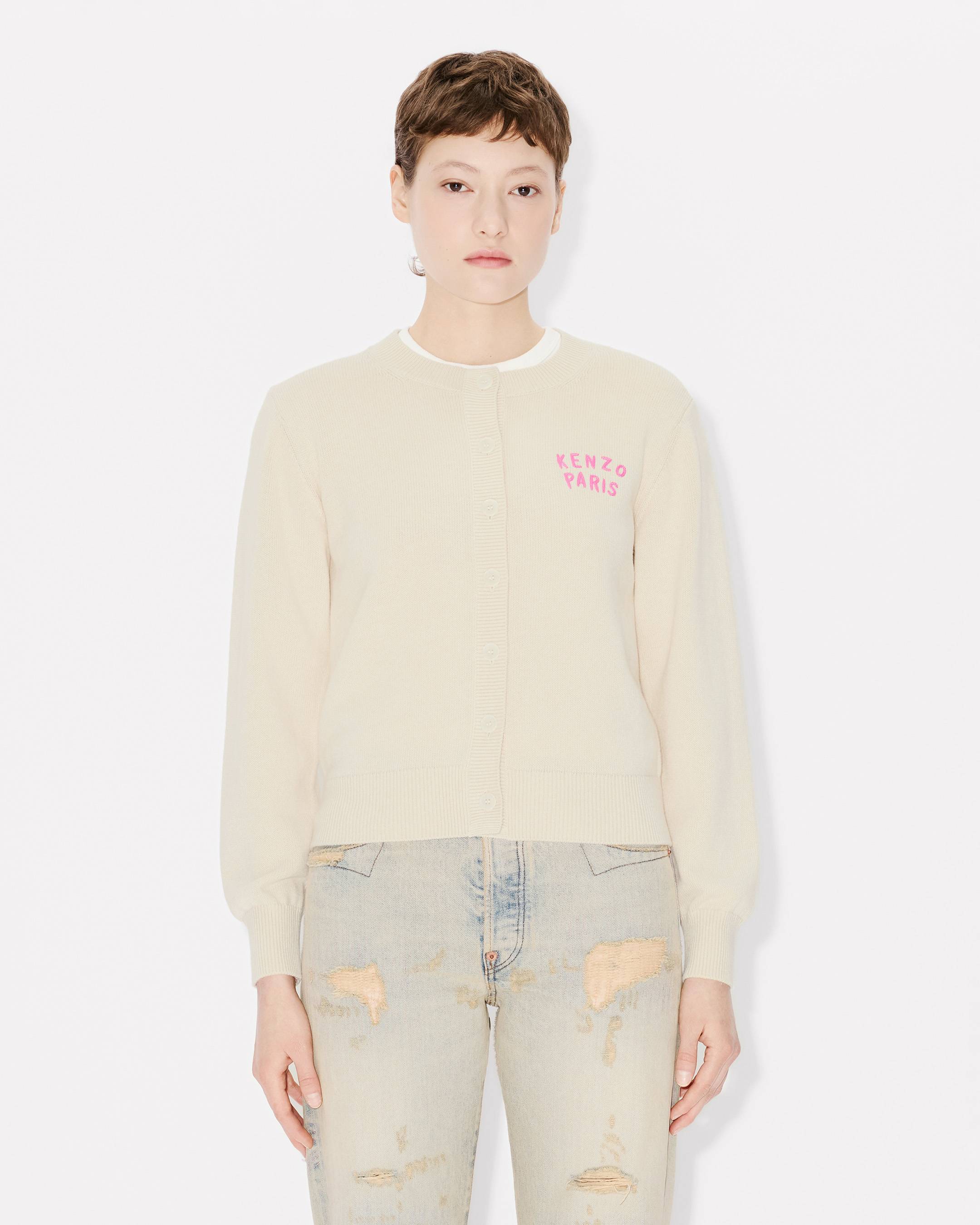 &bdquo;KENZO Boke Heart&ldquo;-Strickjacke aus Baumwoll-Woll-Mischung