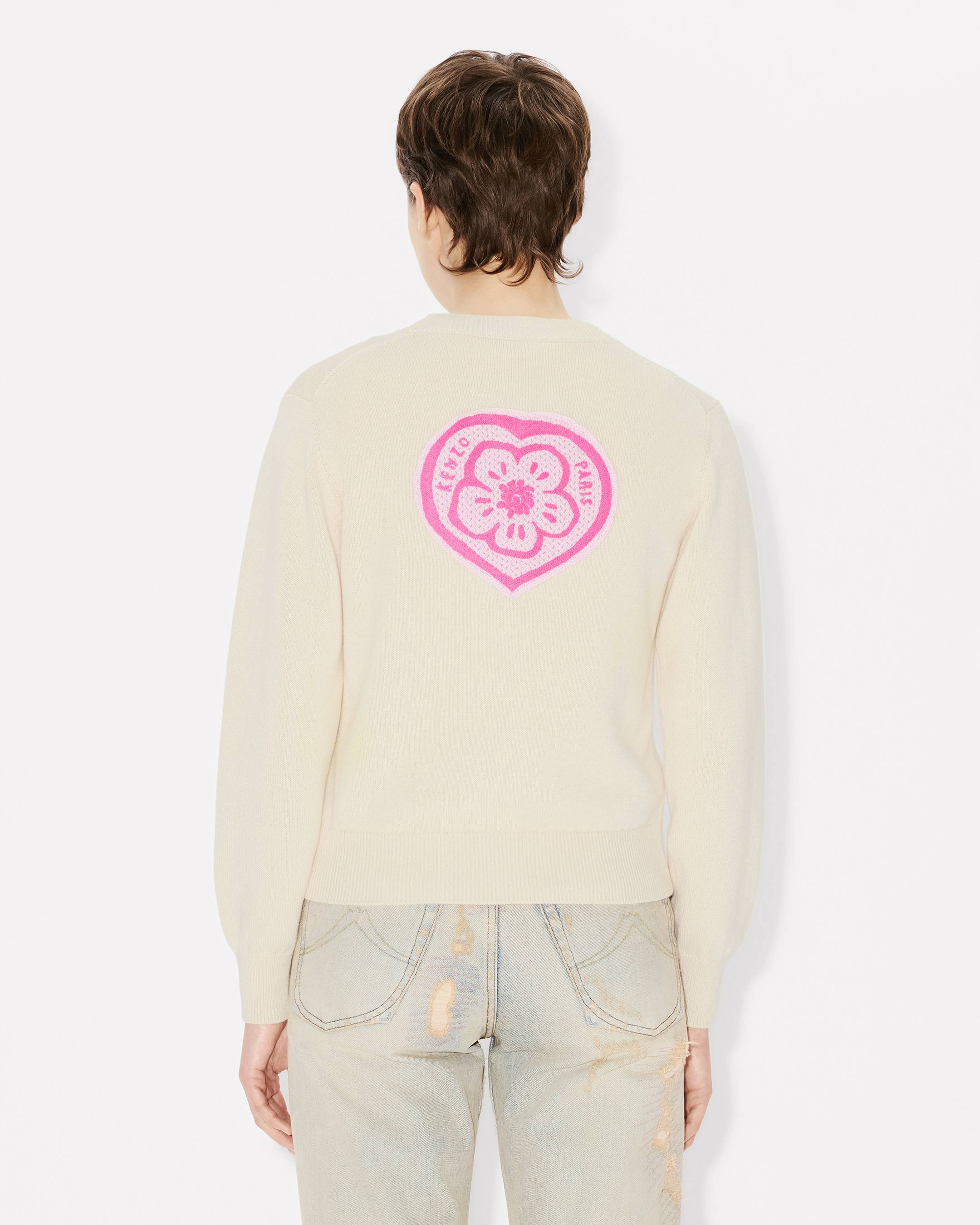 &bdquo;KENZO Boke Heart&ldquo;-Strickjacke aus Baumwoll-Woll-Mischung