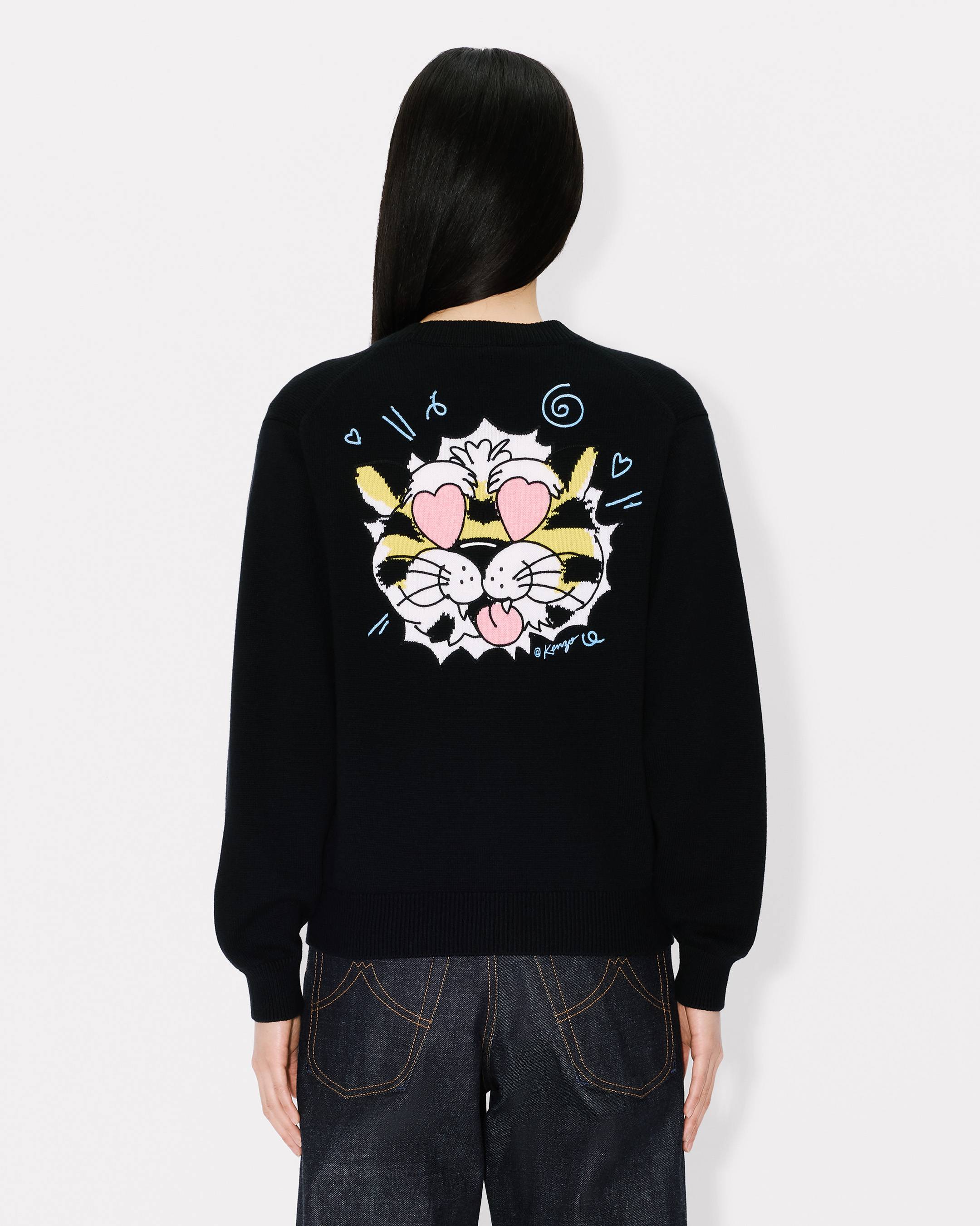 'KENZO Wild Tiger' cardigan wool cotton