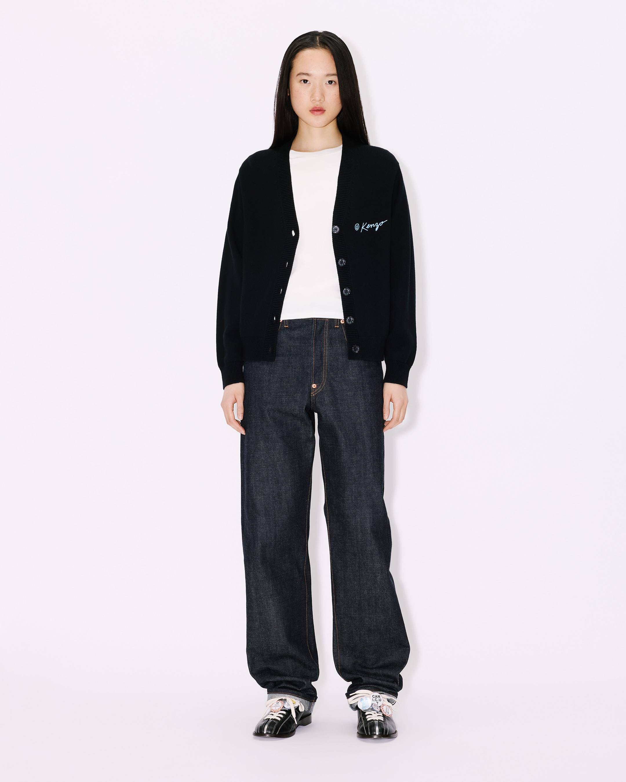 'KENZO Wild Tiger' cardigan wool cotton