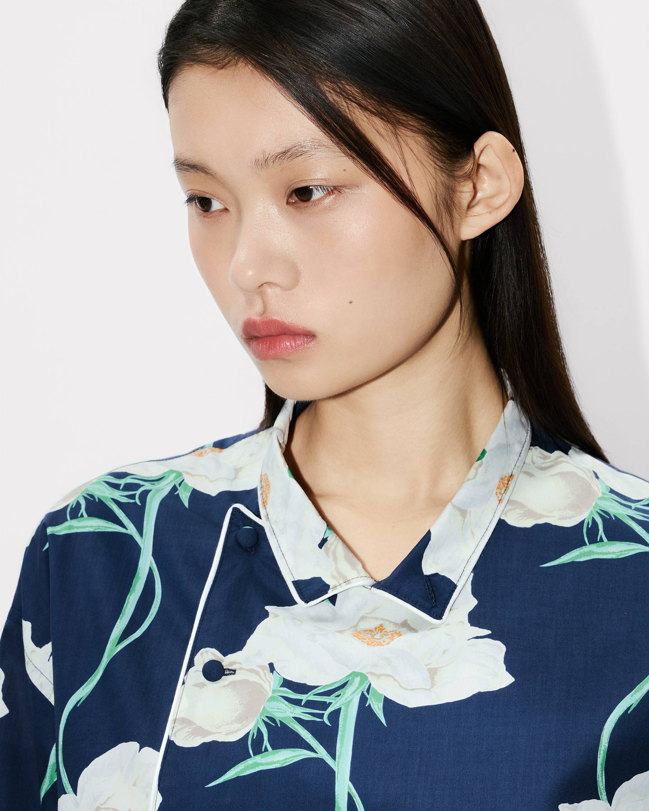 Hemd &bdquo;KENZO Archive Rose&ldquo; aus Baumwolle