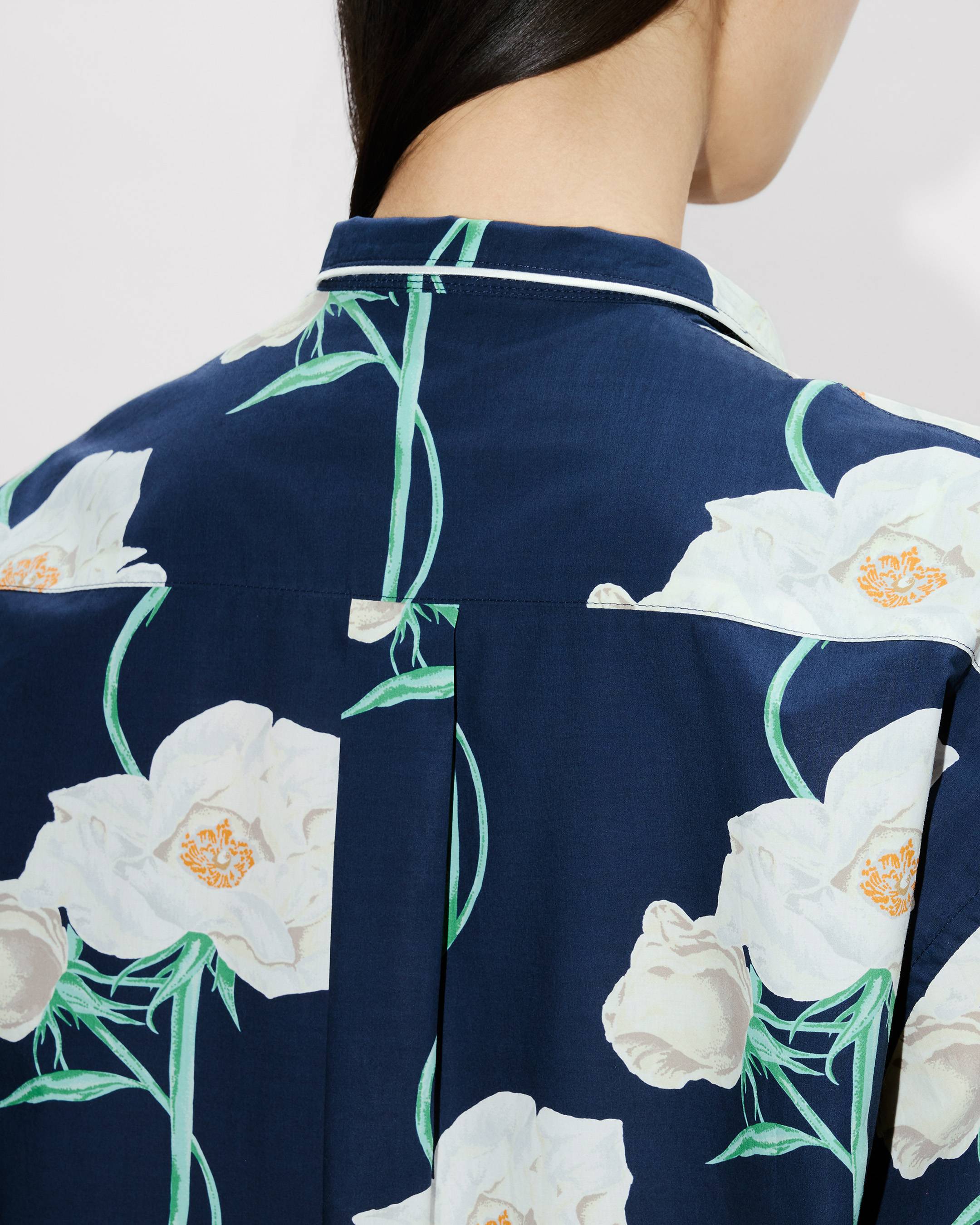KENZO Archive Rose' shirt in cotton | Women's | KENZO