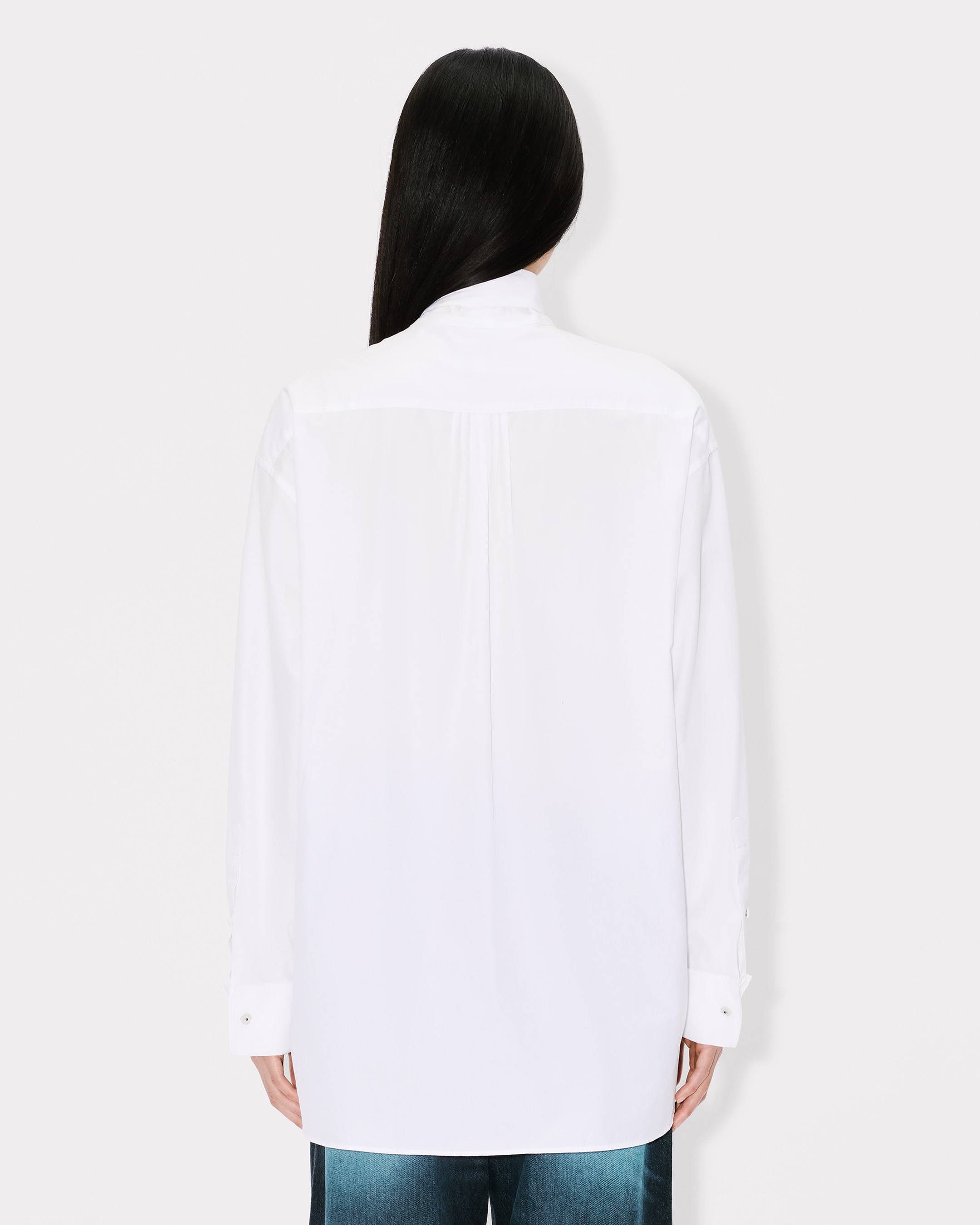 Oversized bow shirt in cotton