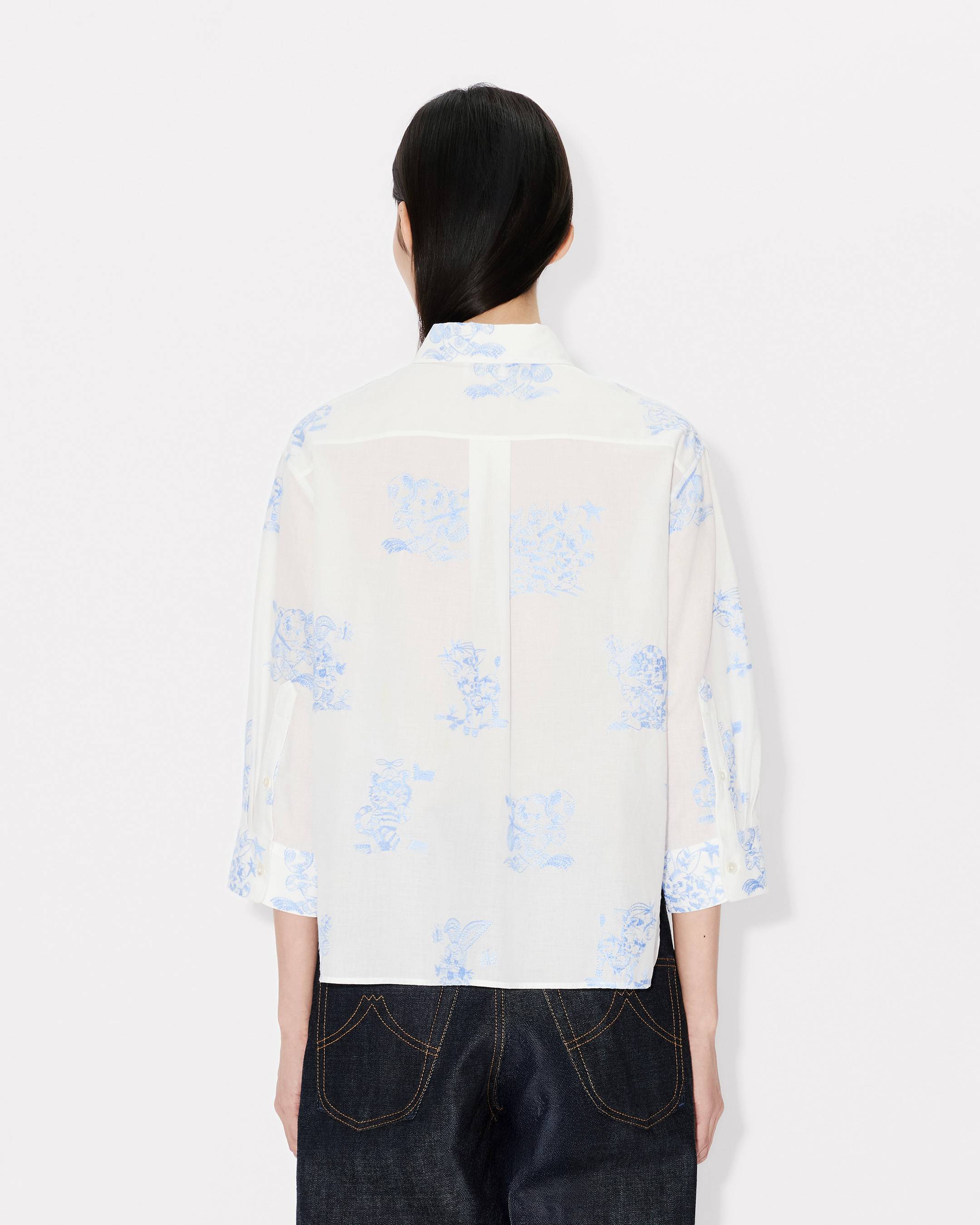 Hemd &bdquo;KENZO Cartoon&ldquo; mit 3/4-&Auml;rmeln.