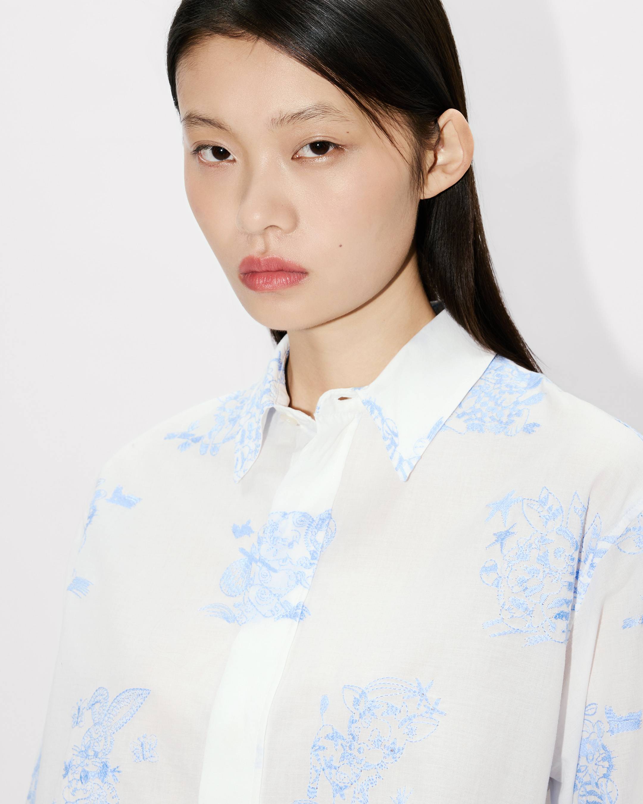 Hemd &bdquo;KENZO Cartoon&ldquo; mit 3/4-&Auml;rmeln.