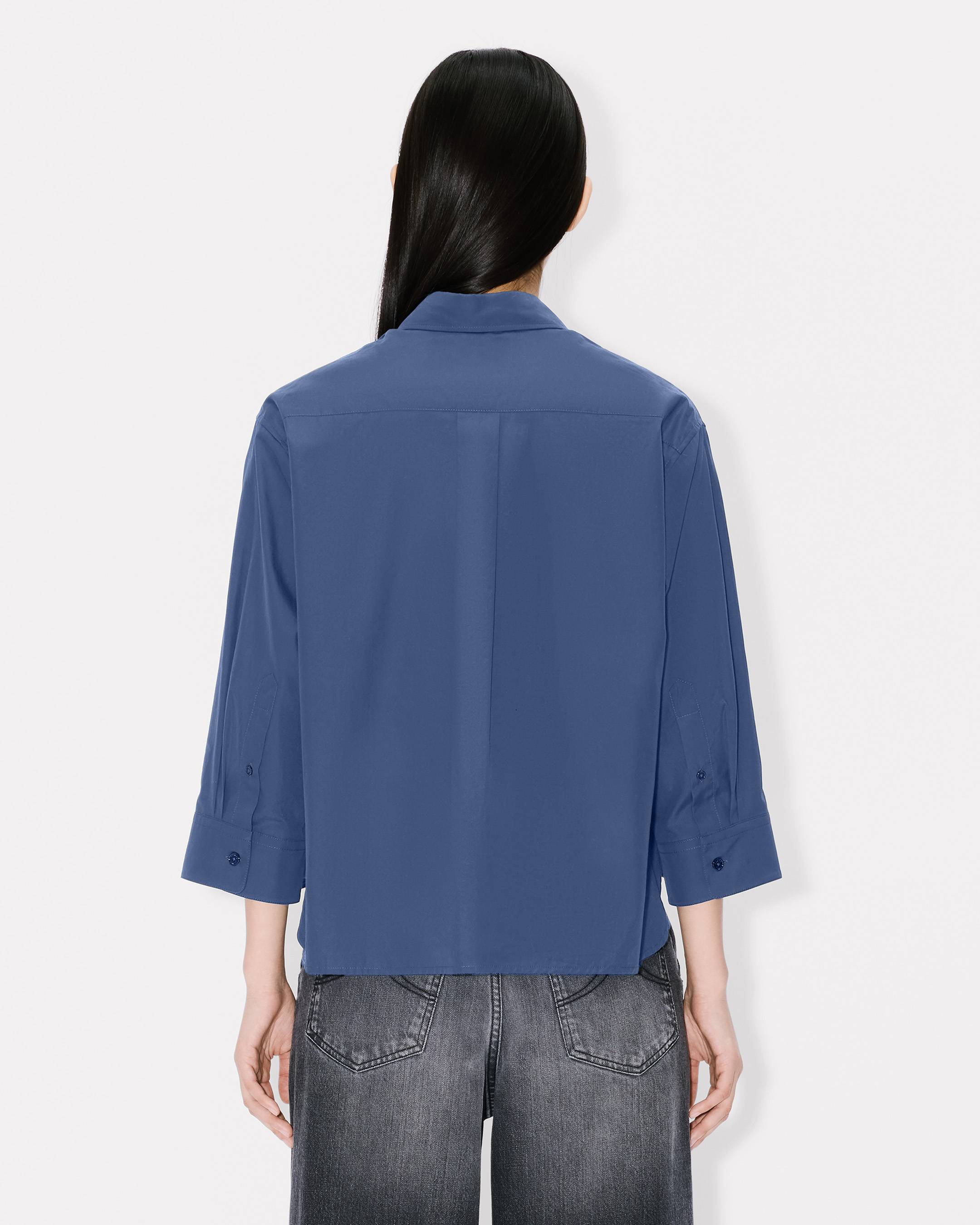 3/4 sleeves shirt in poplin cotton