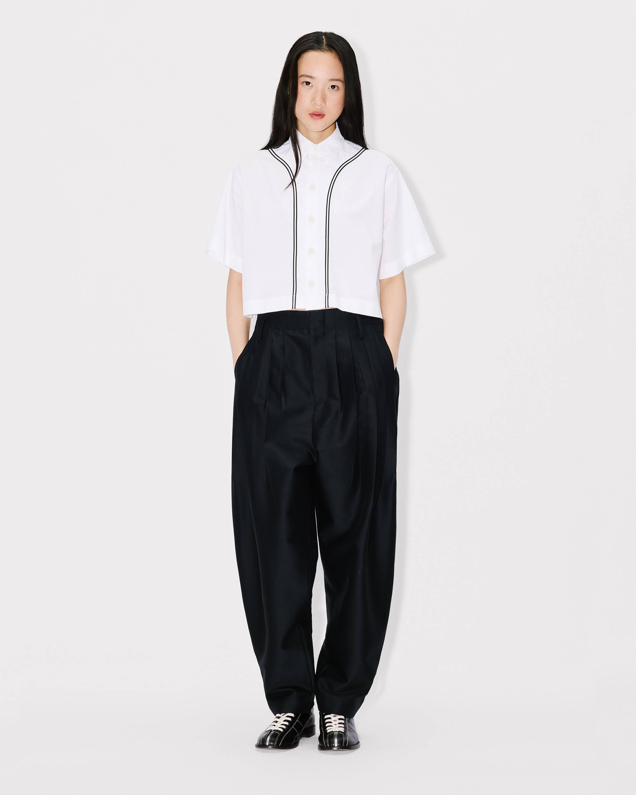 Boke Flower 2.0' baseball short sleeve shirt in poplin cotton