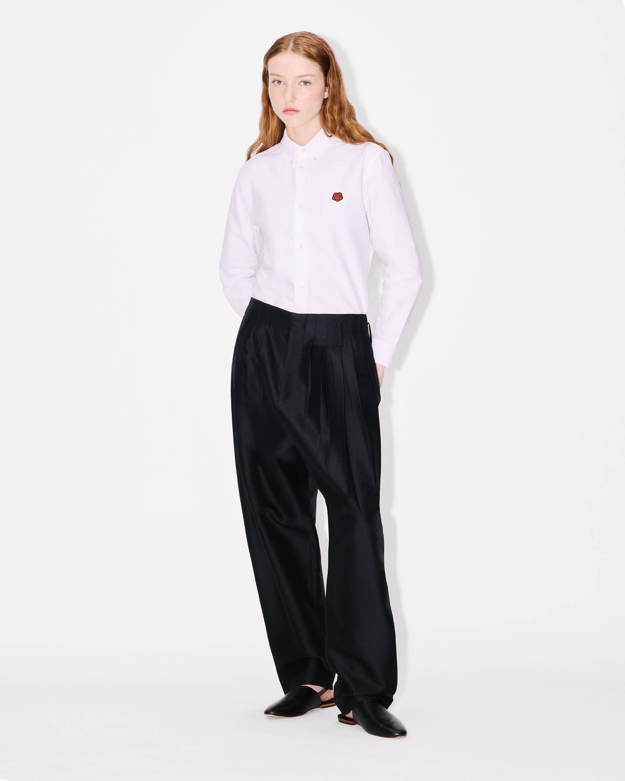 Boke Flower' fitted shirt in cotton oxford | Women's | KENZO