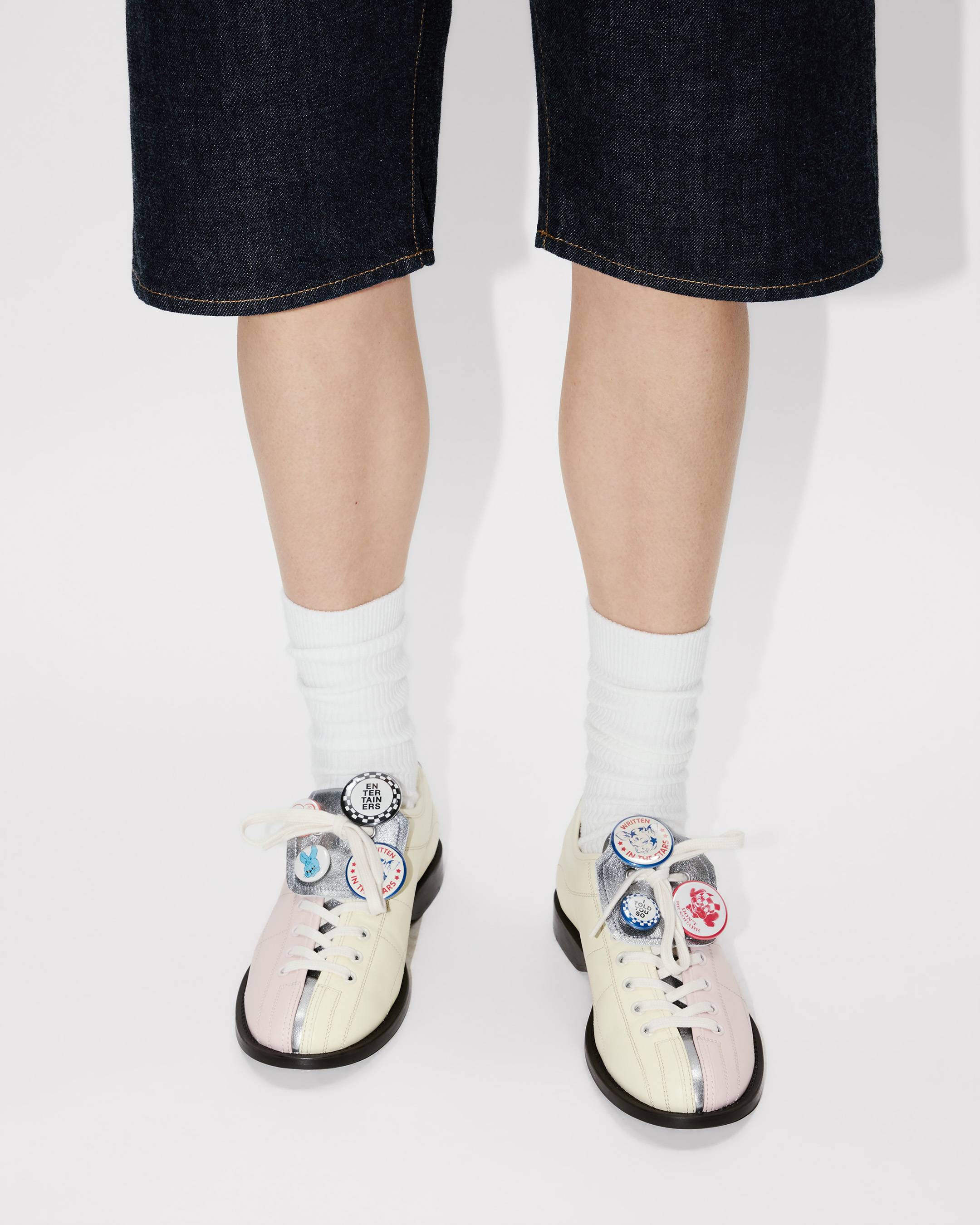 'KENZO Striker' bowling derbies in leather