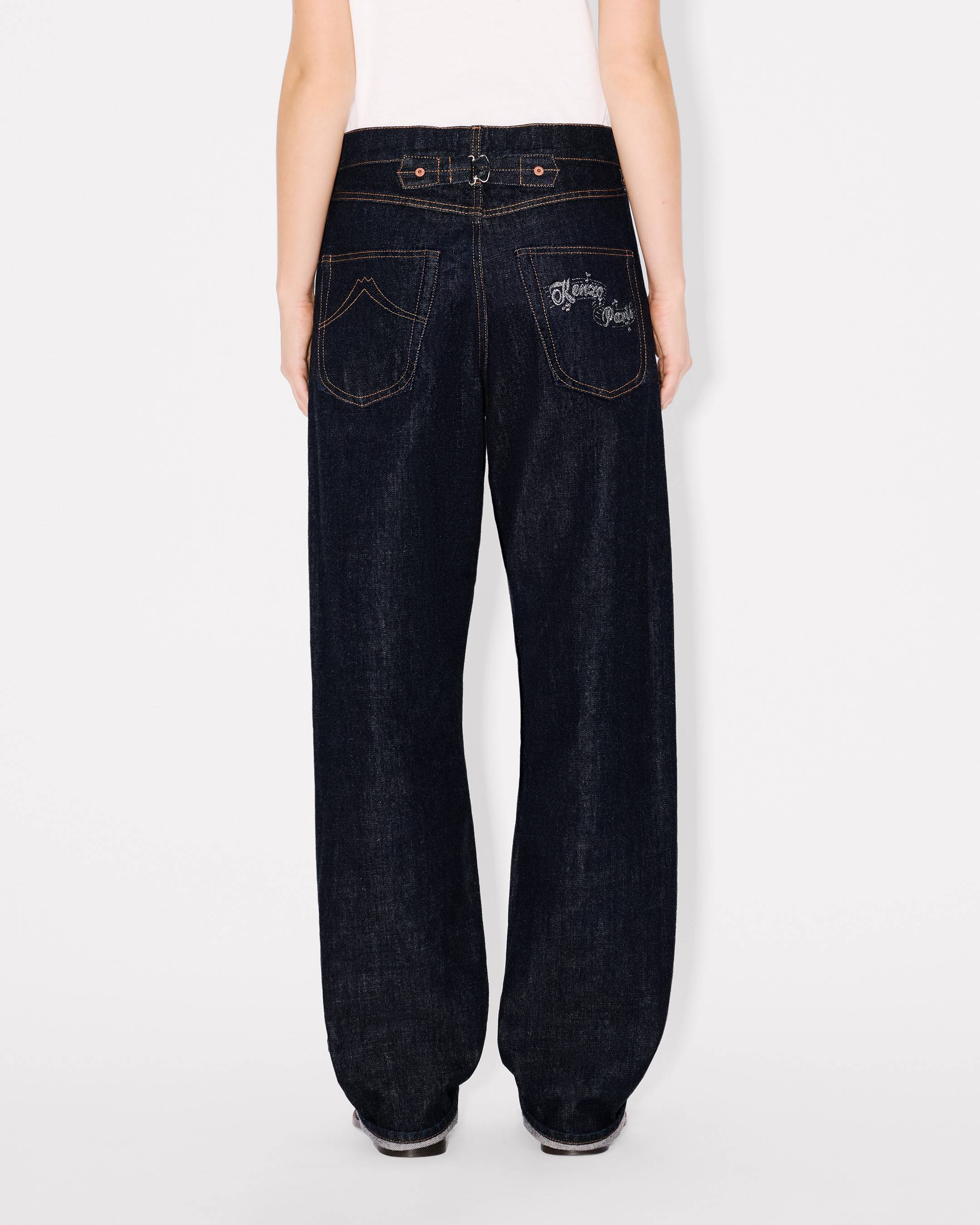 'KENZO Winter Holidays' boyfriend jeans in japanese denim