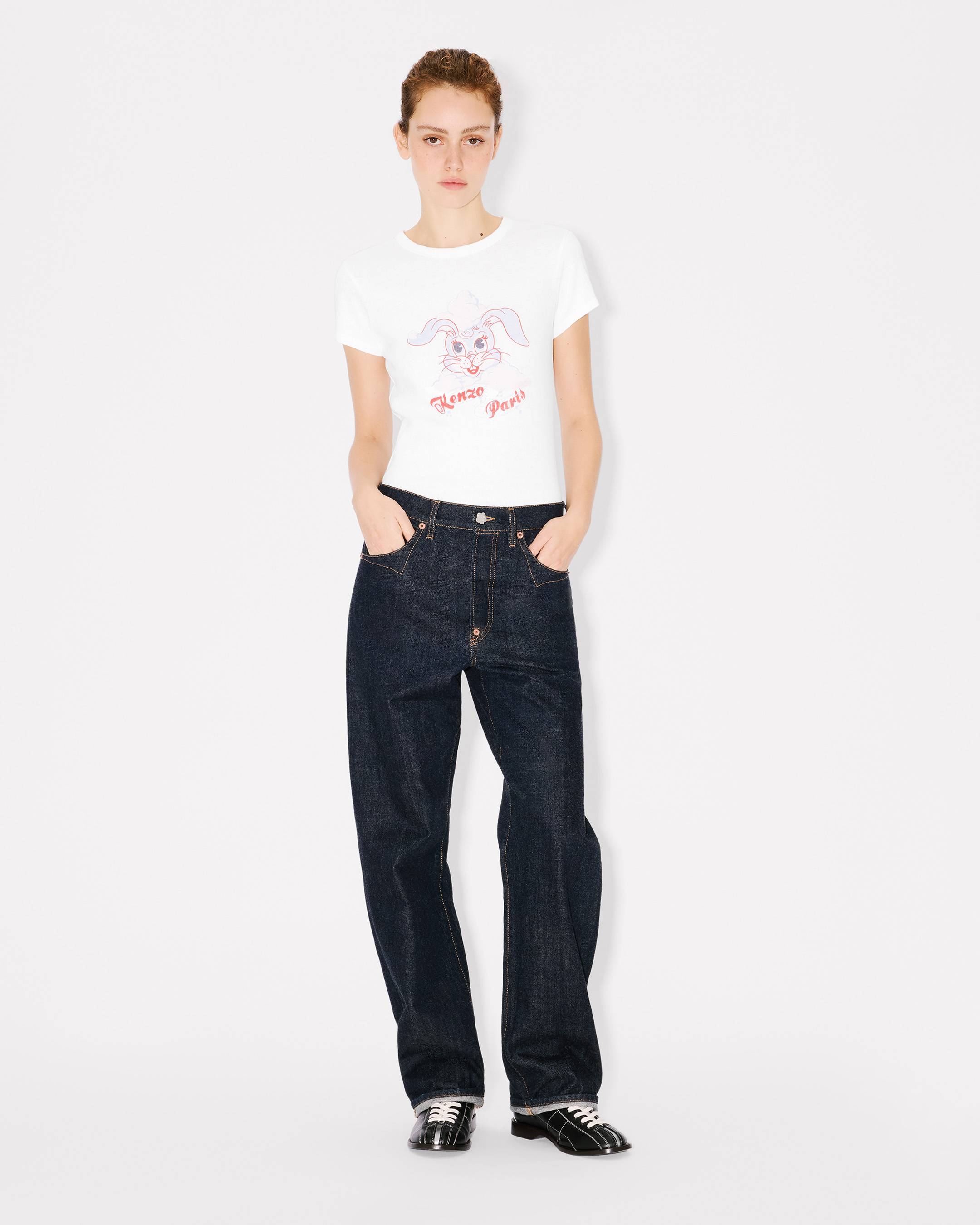 'KENZO Winter Holidays' boyfriend jeans in japanese denim