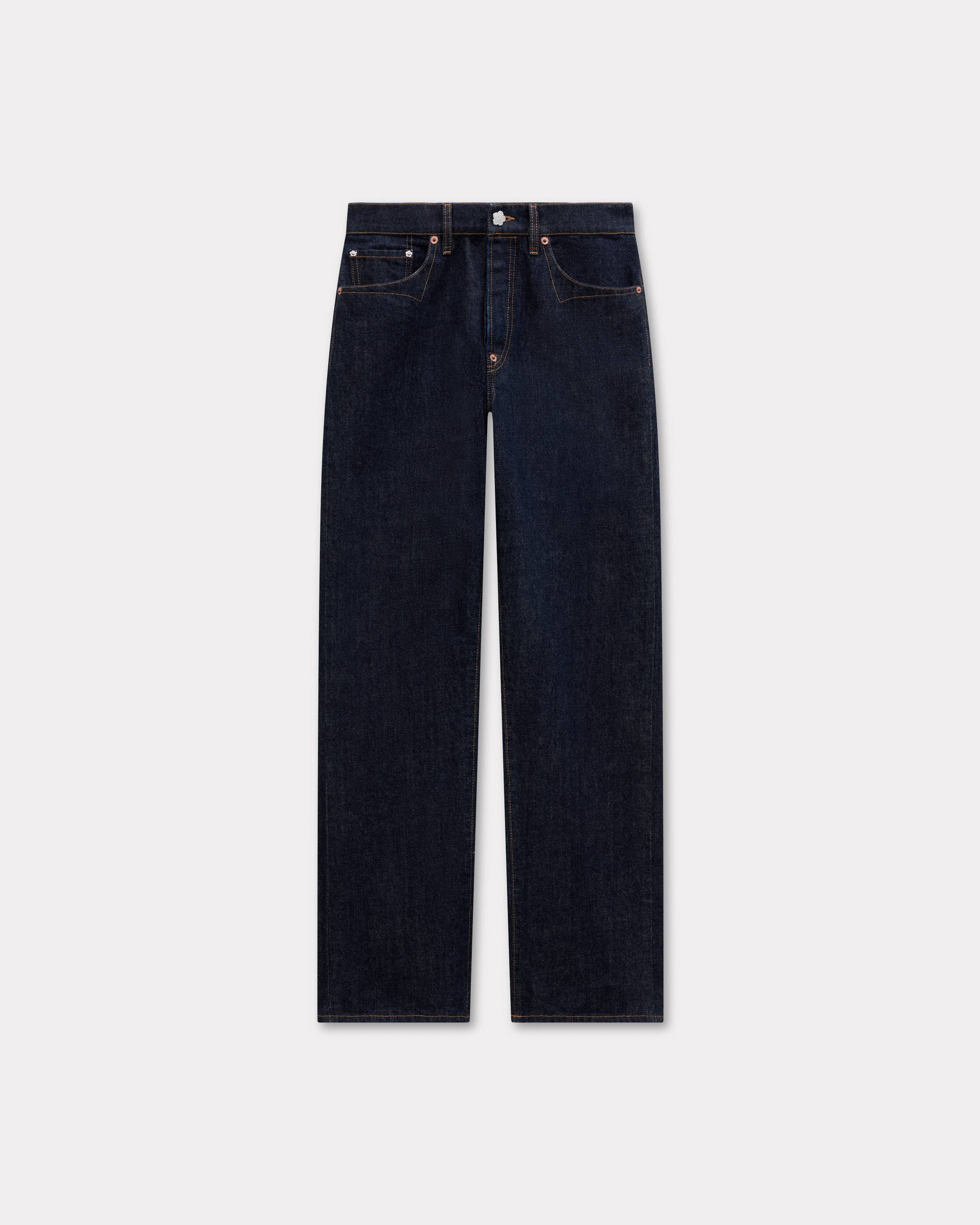 'KENZO Winter Holidays' boyfriend jeans japanese denim