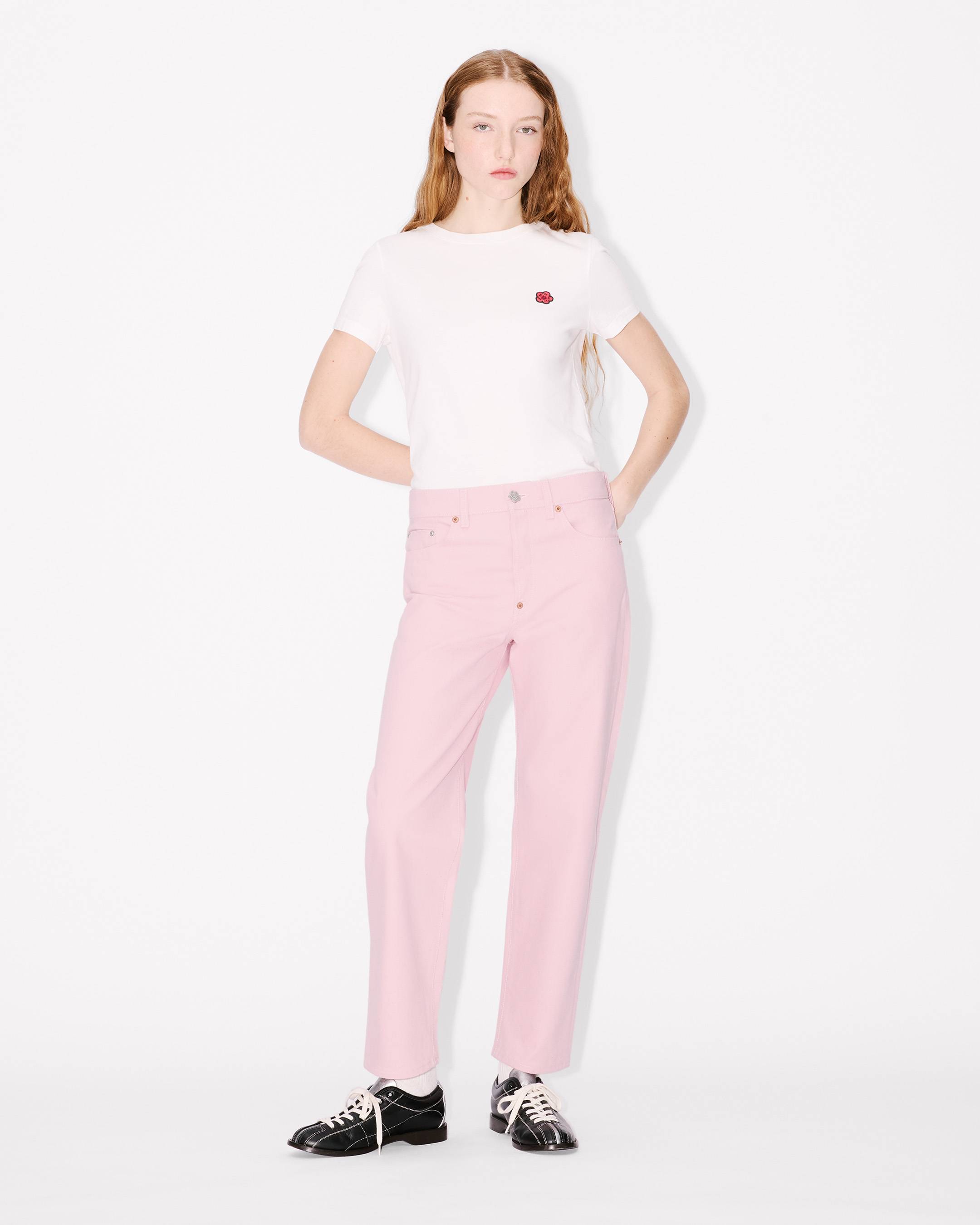 Jeans a gamba dritta in denim giapponese