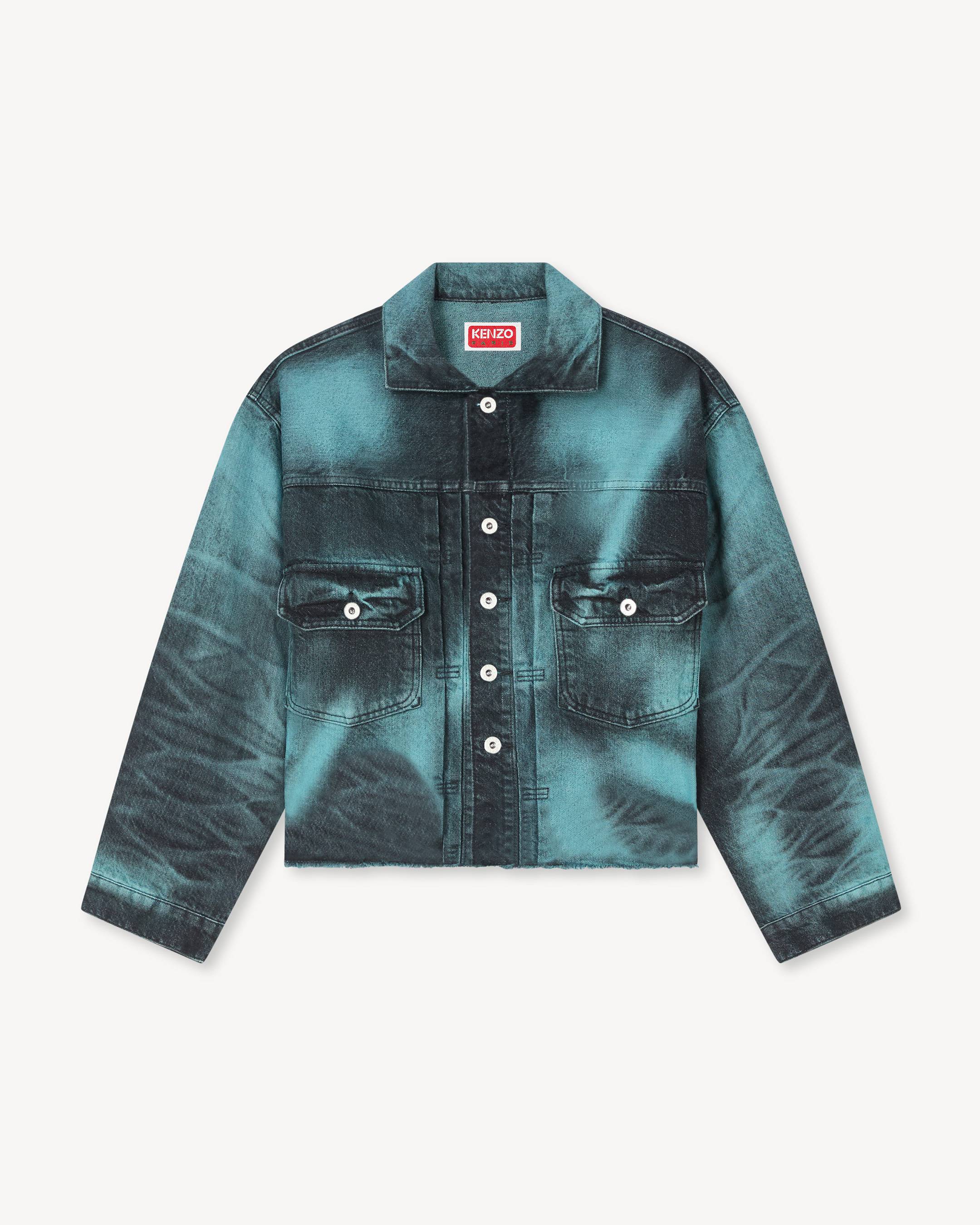 Kenzo フラワー プリント ショート丈 ジャケット　34 FF65DV3026C4.BT_P_02.jpg