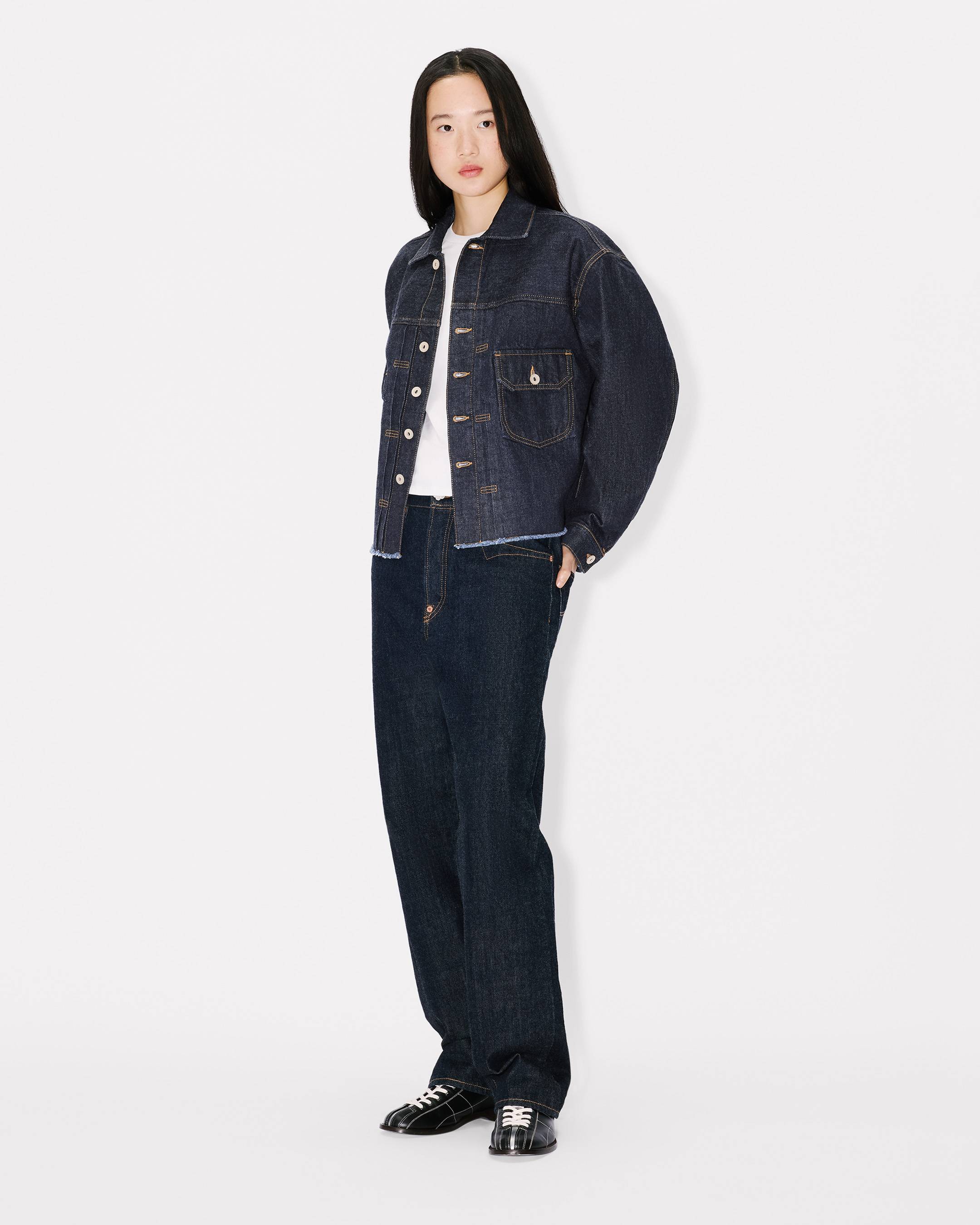 'KENZO Winter Holidays' trucker jacket japanese denim