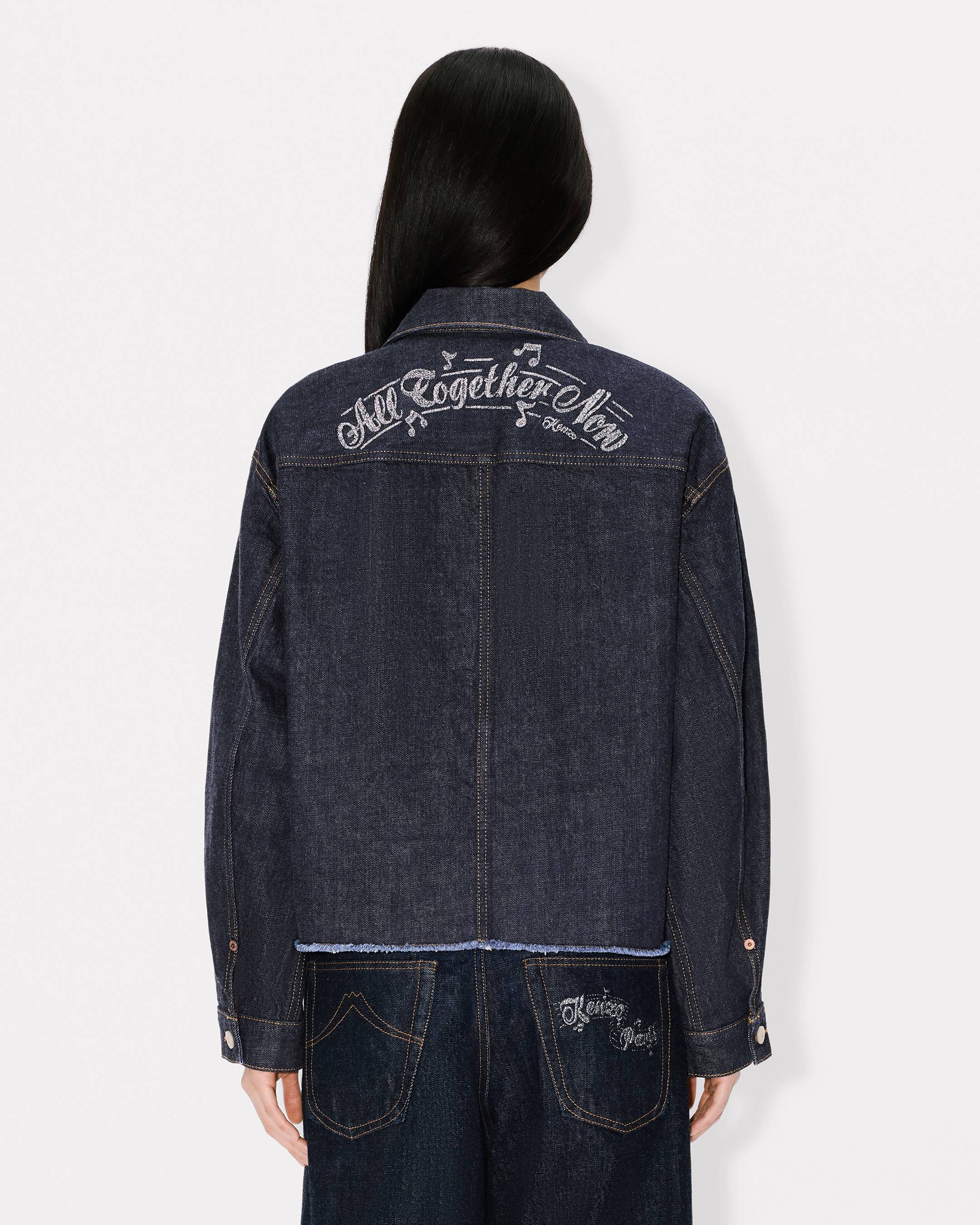 'KENZO Winter Holidays' trucker jacket japanese denim
