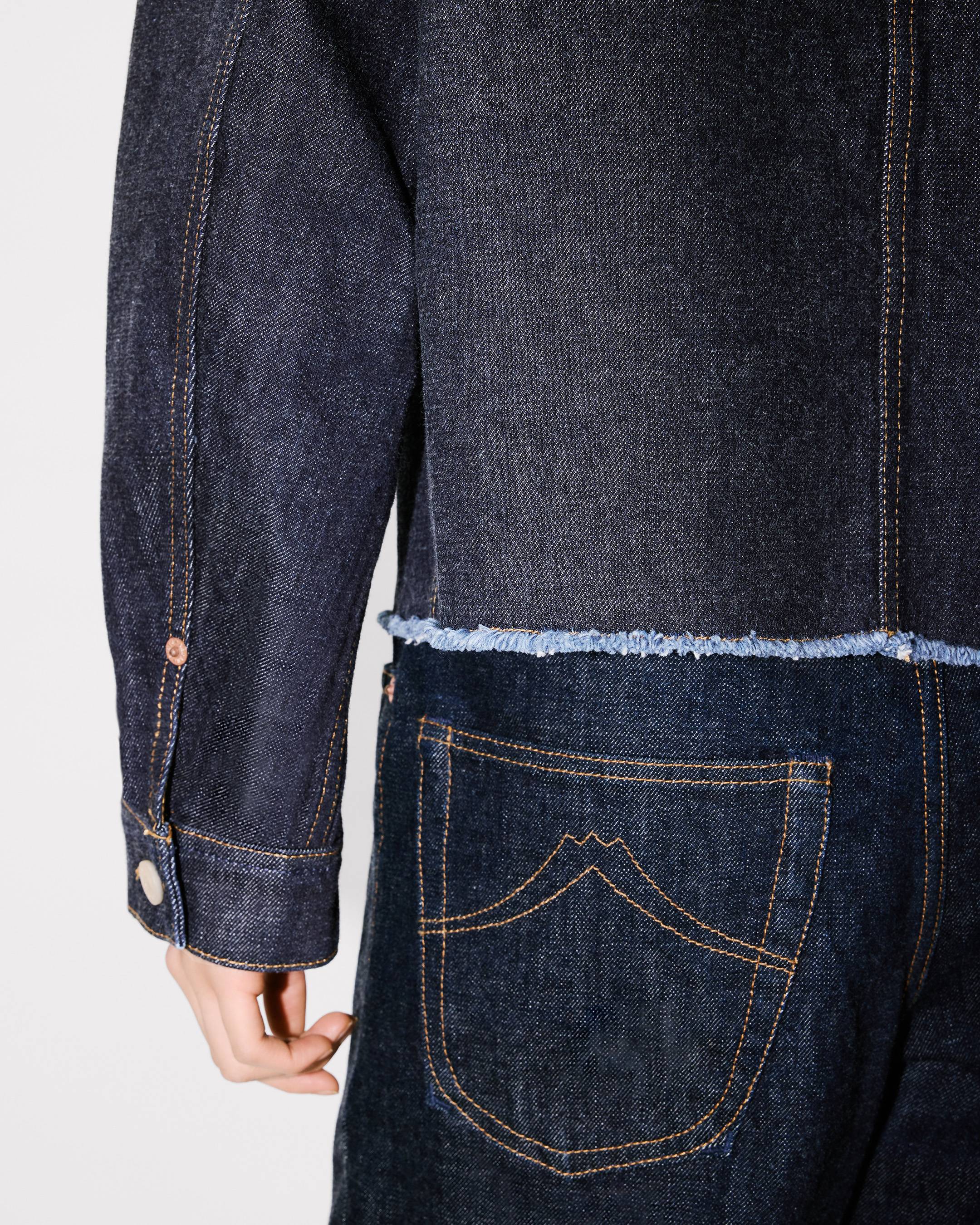 'KENZO Winter Holidays' trucker jacket in japanese denim