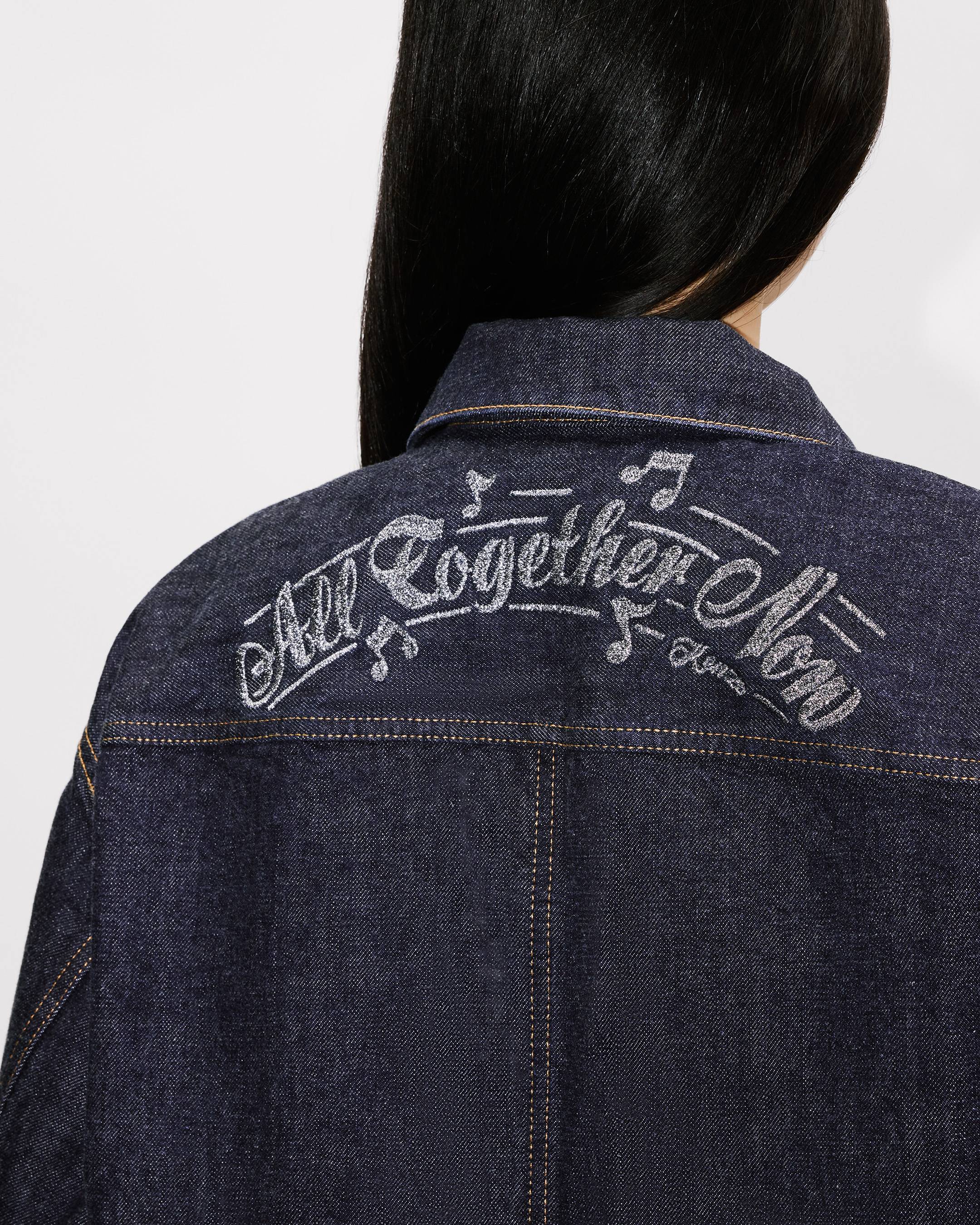 'KENZO Winter Holidays' trucker jacket japanese denim