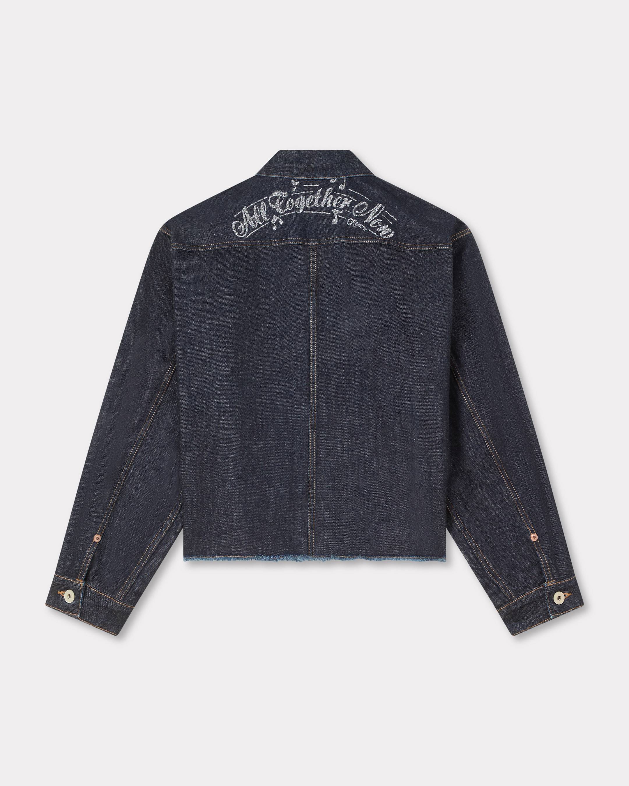 'KENZO Winter Holidays' trucker jacket japanese denim