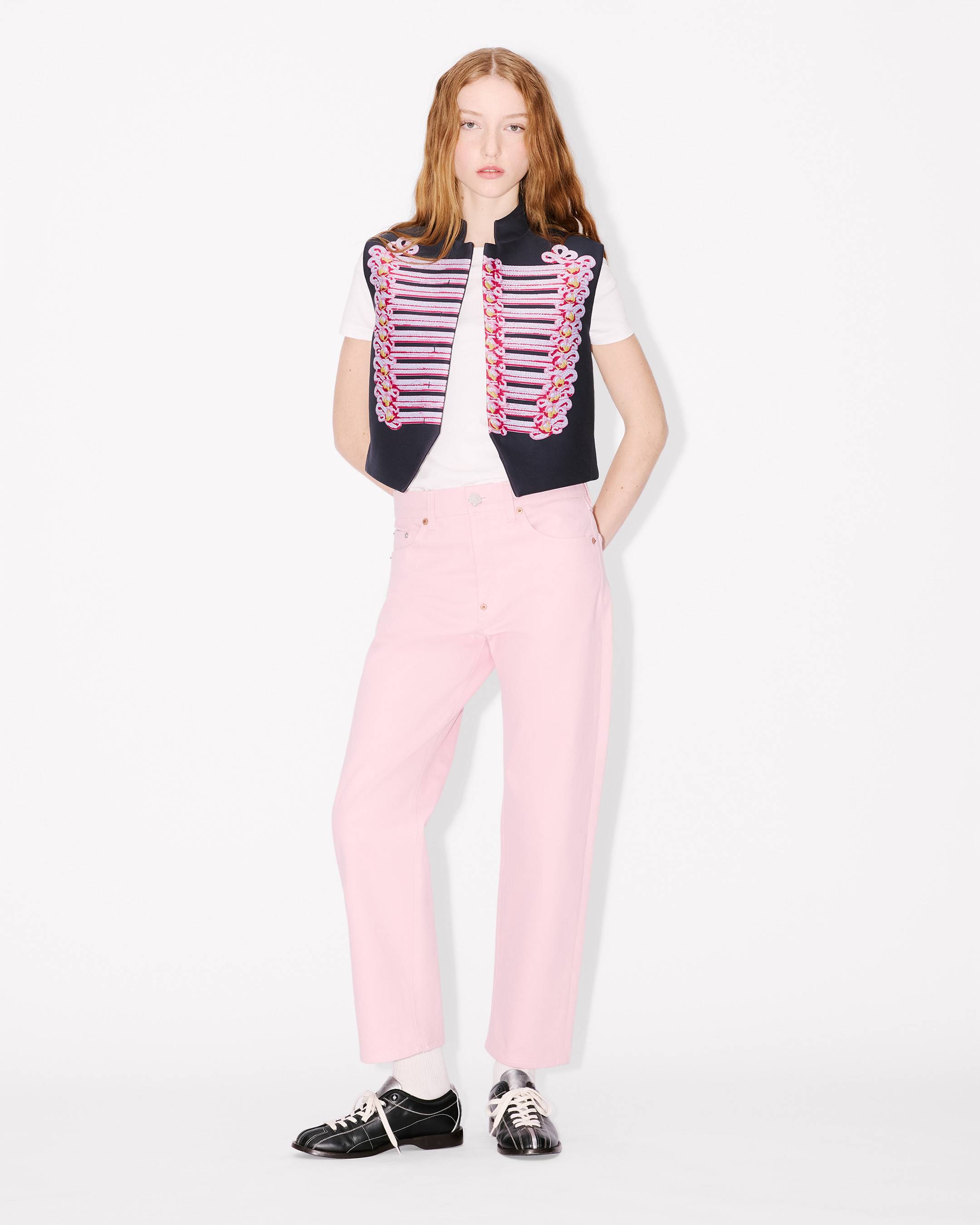 Chaleco de lana y algod&oacute;n 'KENZO Trompe l'&oelig;il'