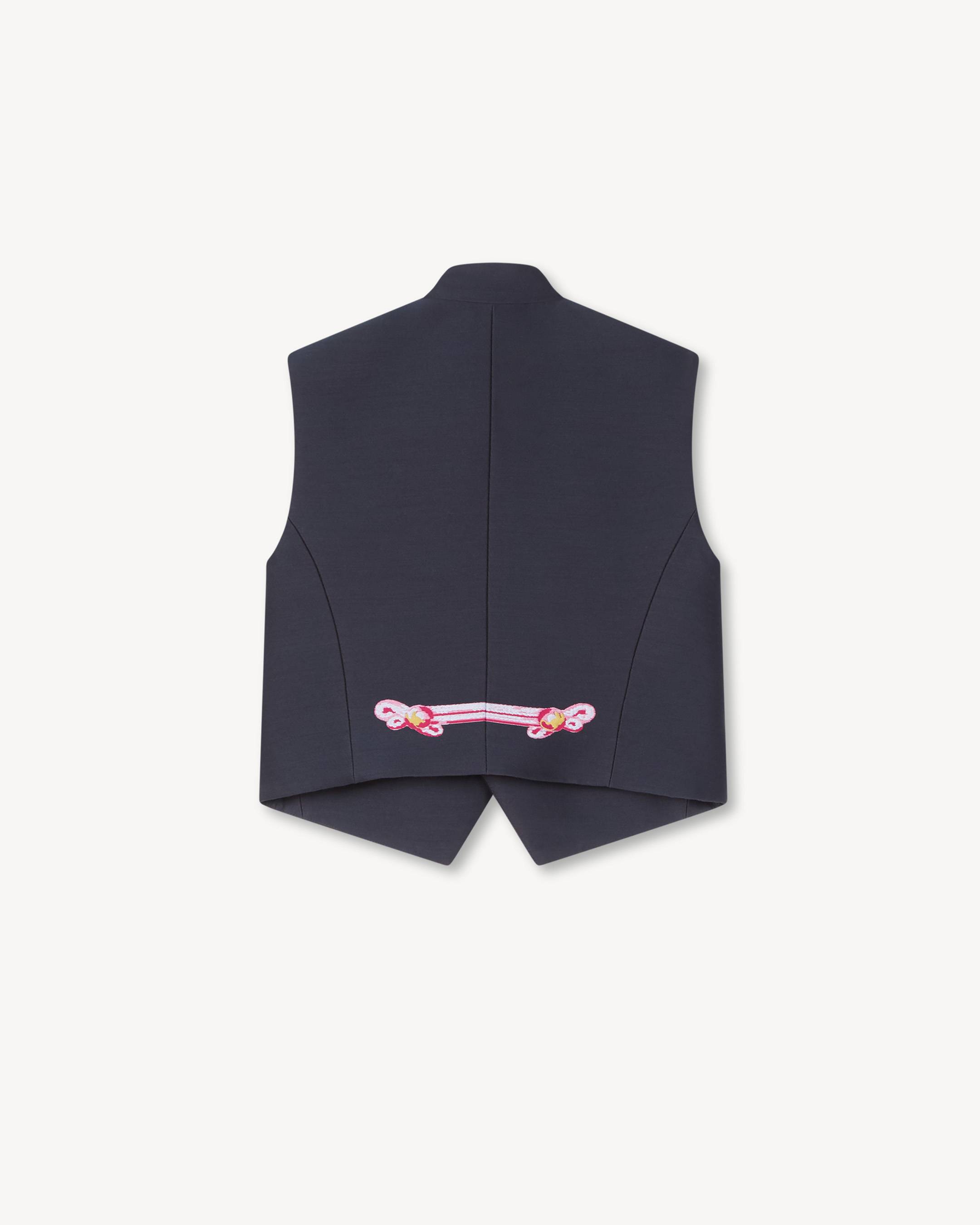 KENZO Trompe L'œil' ベスト イン ウール & コットン | KENZO