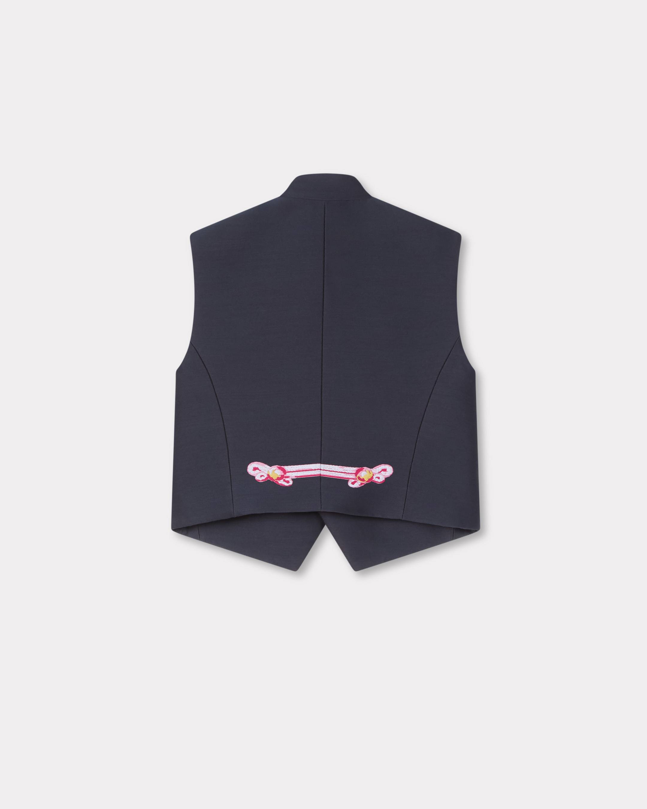 Chaleco de lana y algod&oacute;n 'KENZO Trompe l'&oelig;il'