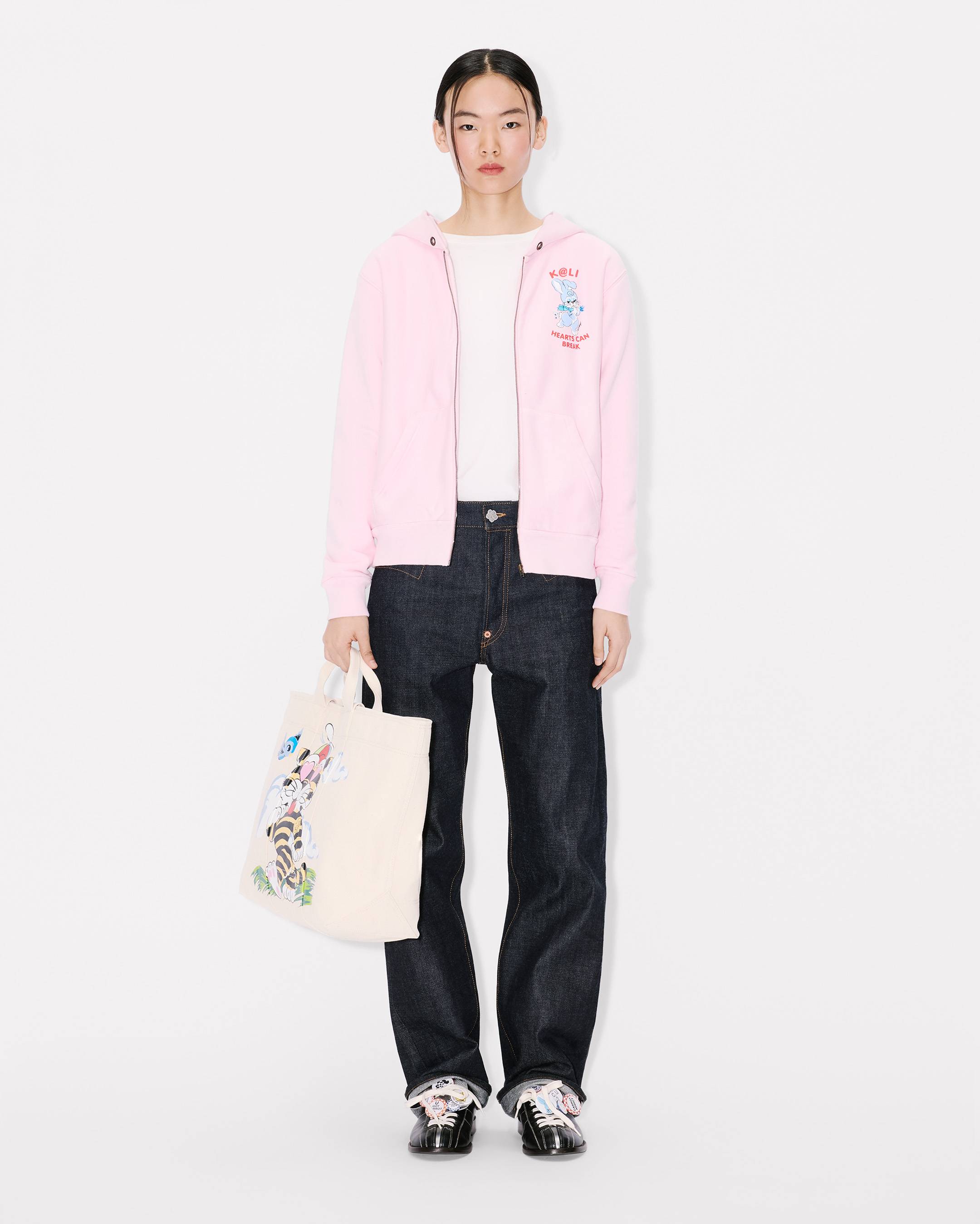 'KENZO Cartoon' zip up hoodie in cotton