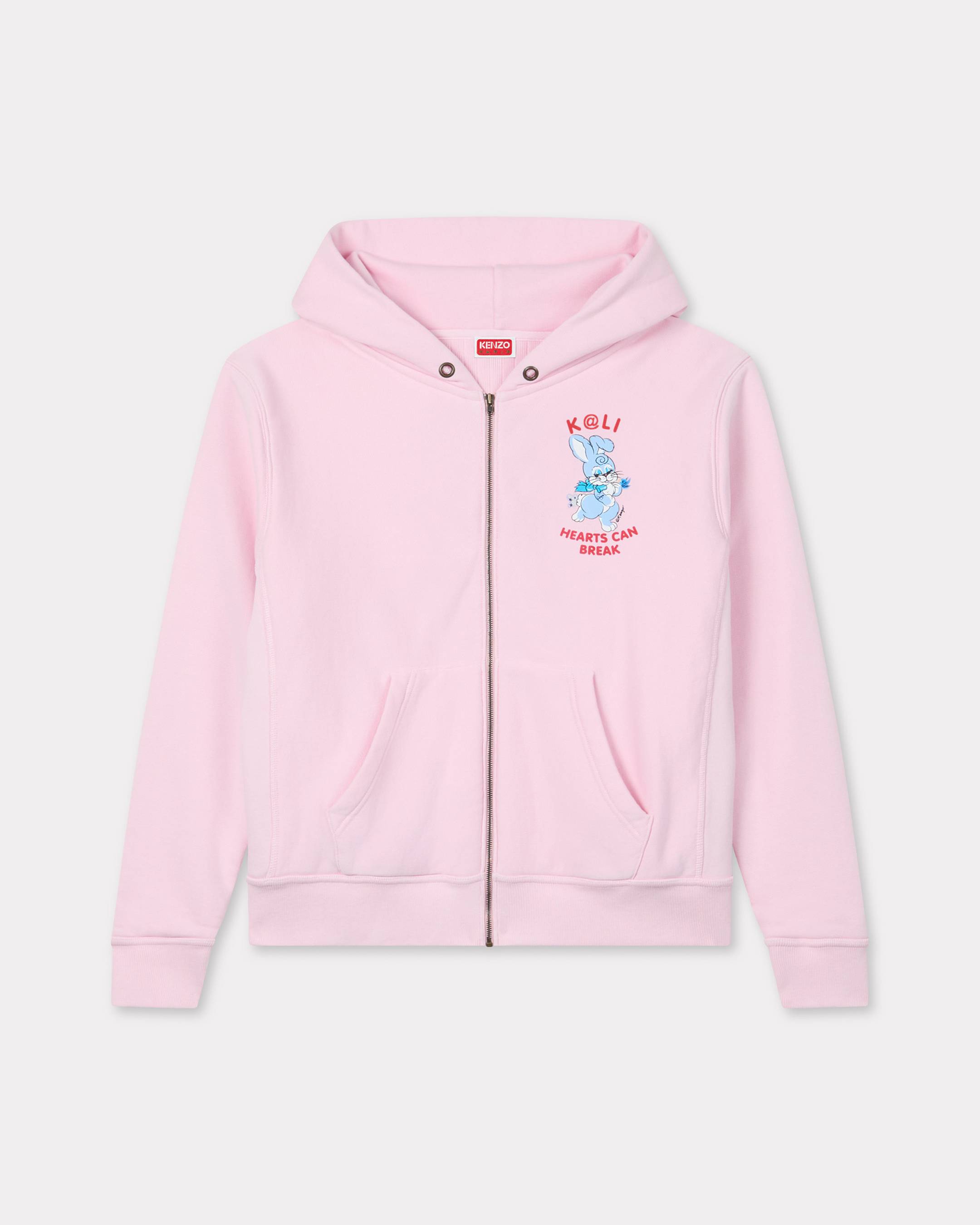 KENZO Cartoon' zip up hoodie in cotton | Women's | KENZO
