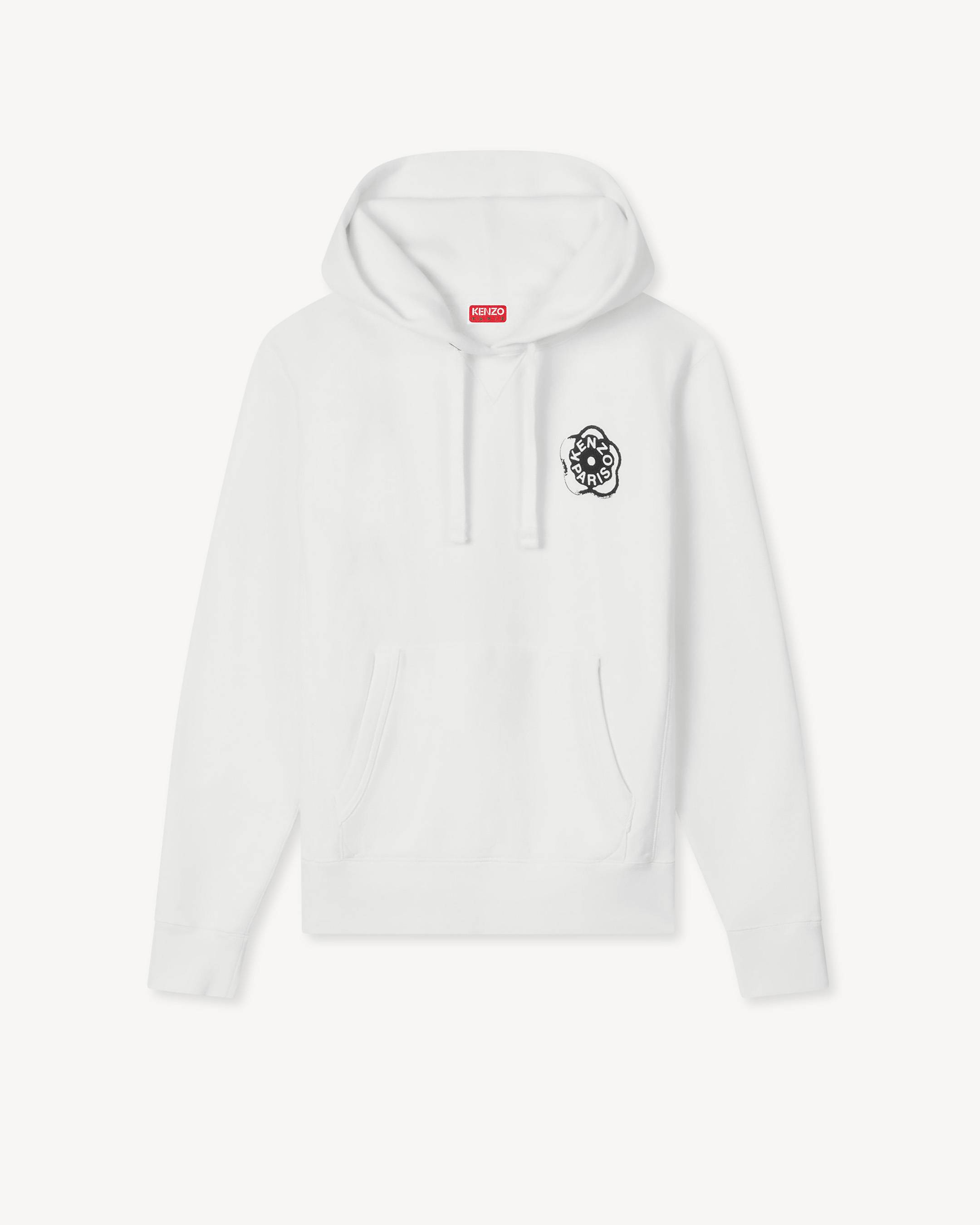 KENZO 'Boke Flower 2.0' Hoodie , Woman, Off White, Size Xs, Cotton