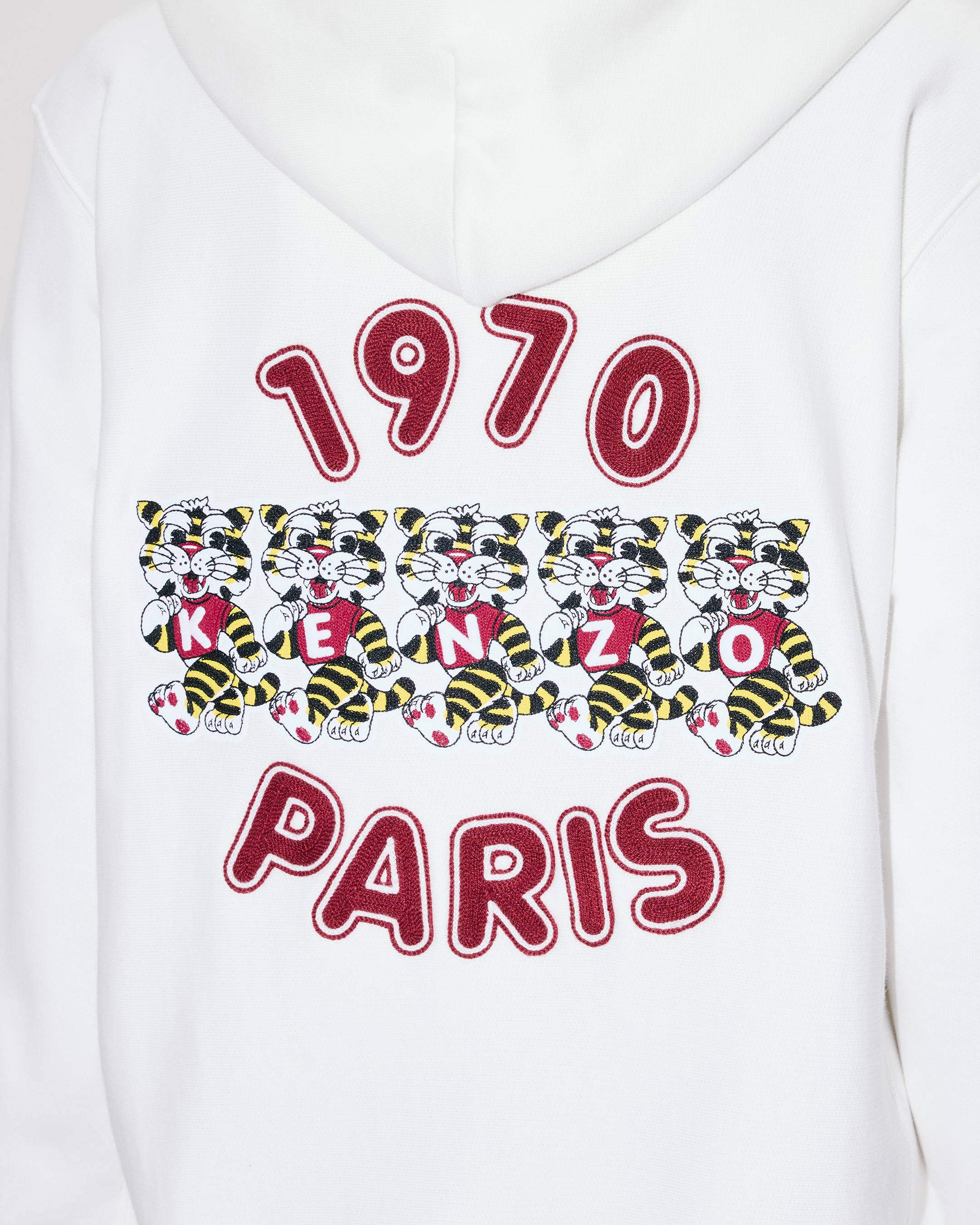 'KENZO Wild Tiger' embroidered hoodie in cotton