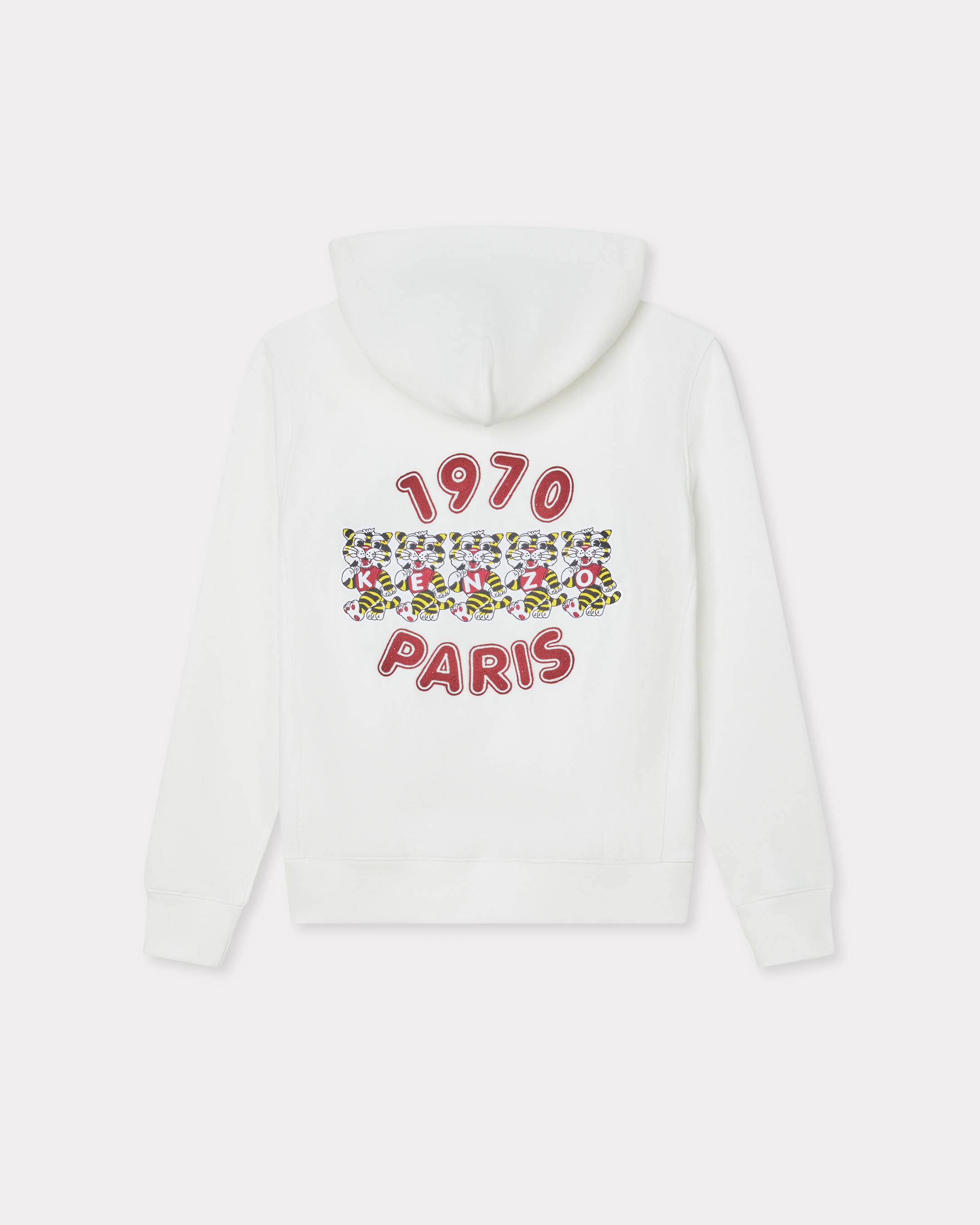 'KENZO Wild Tiger' embroidered hoodie cotton