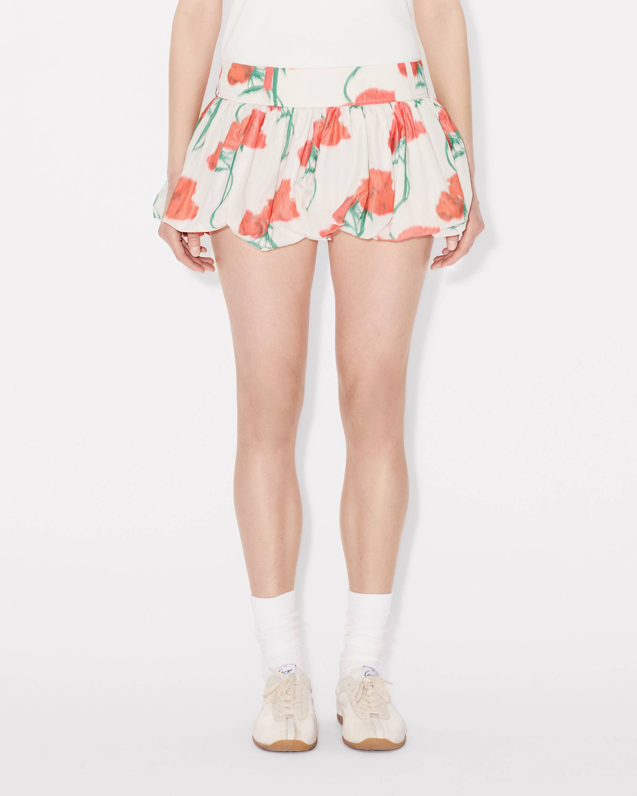 Ballon-Minirock aus Nylontaft