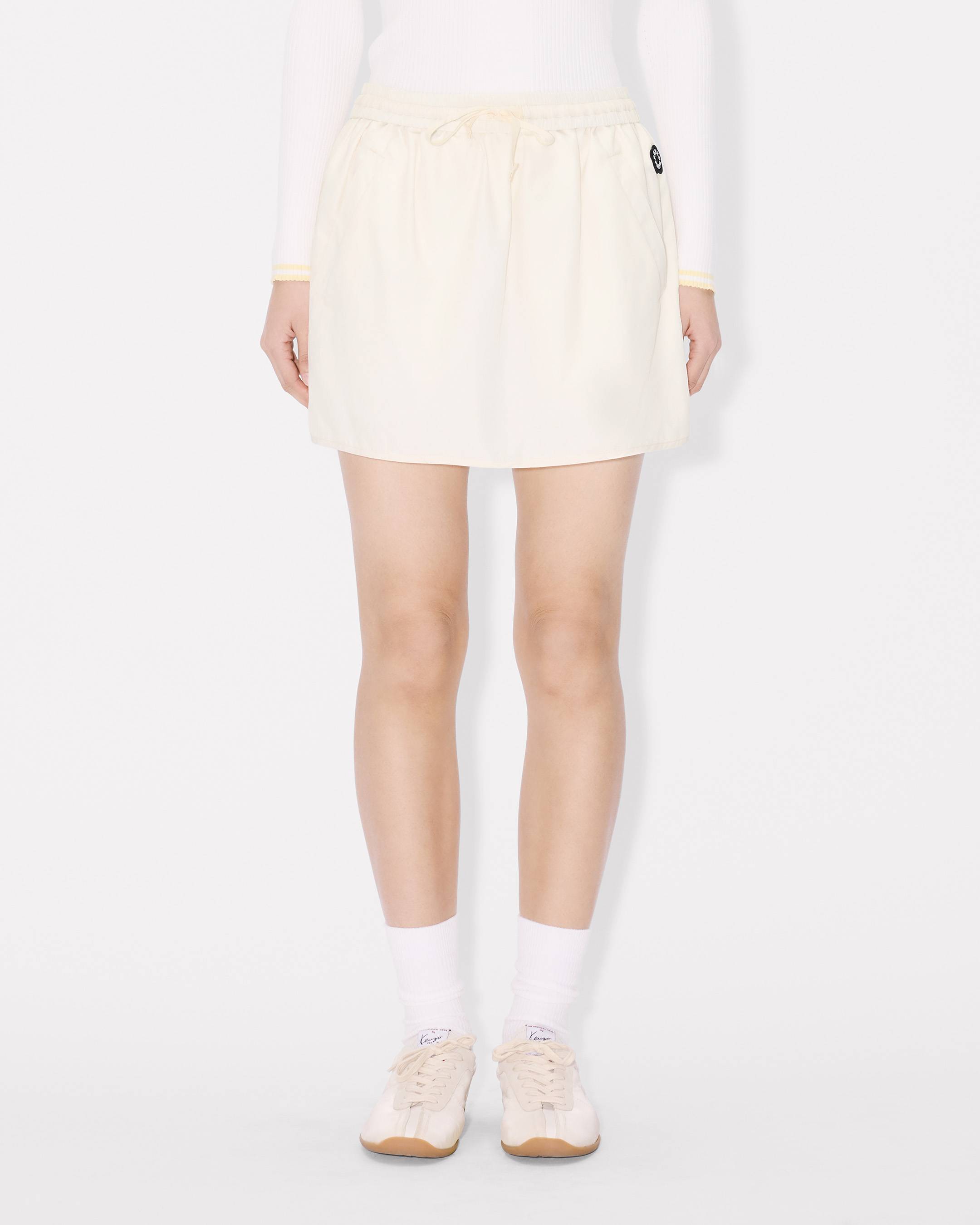 'Boke Flower 2.0' short skirt in technical fabric