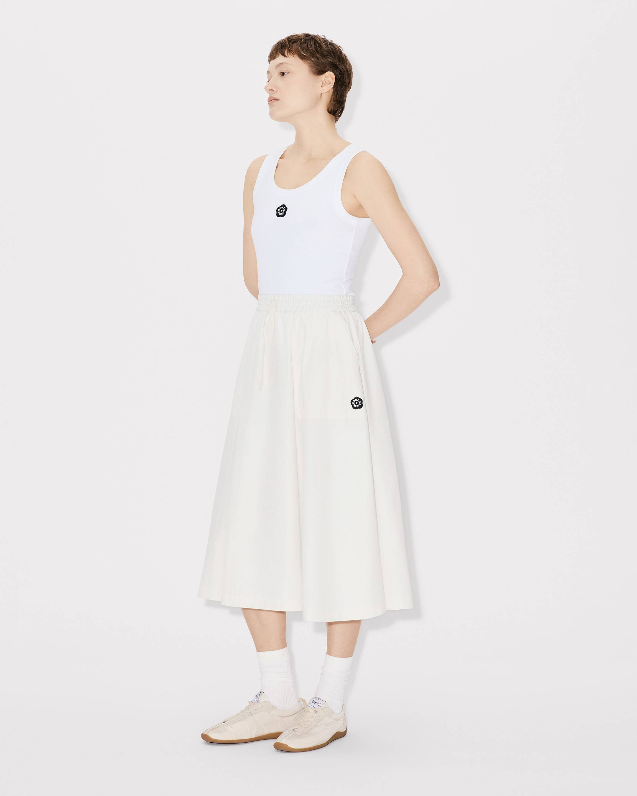 'Boke Flower 2.0' midi skirt