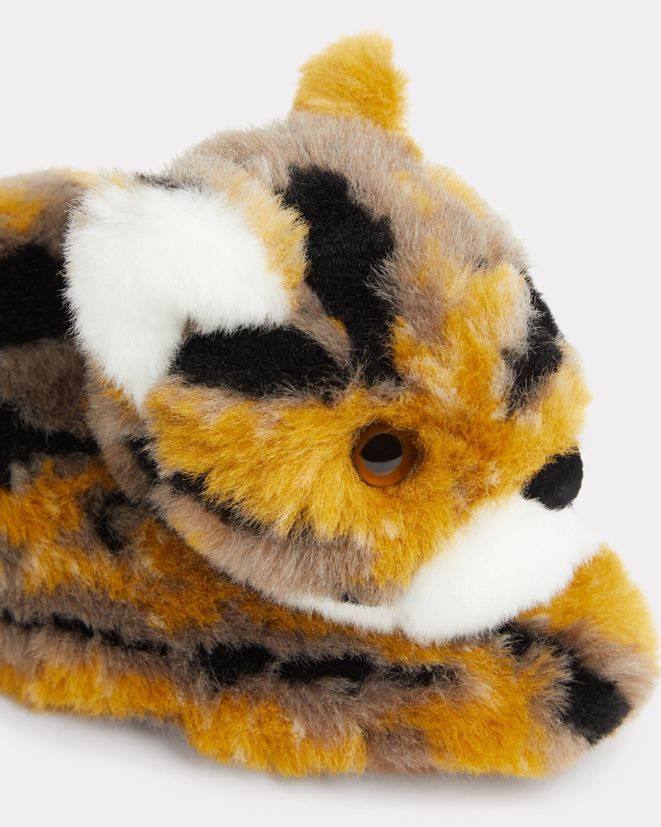 'KENZO-Kali' tiger mules in fake fur
