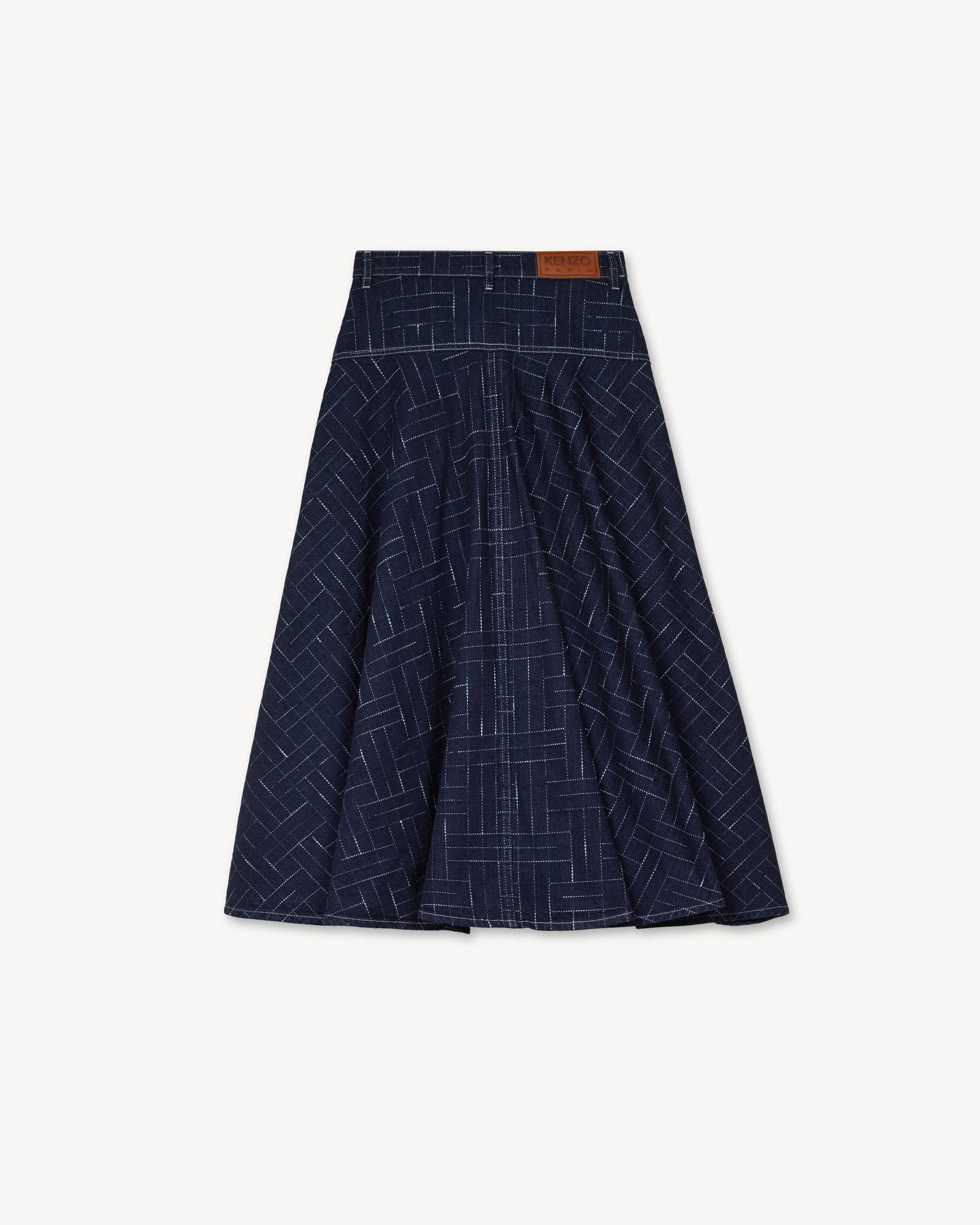 Long skirt in japanese denim