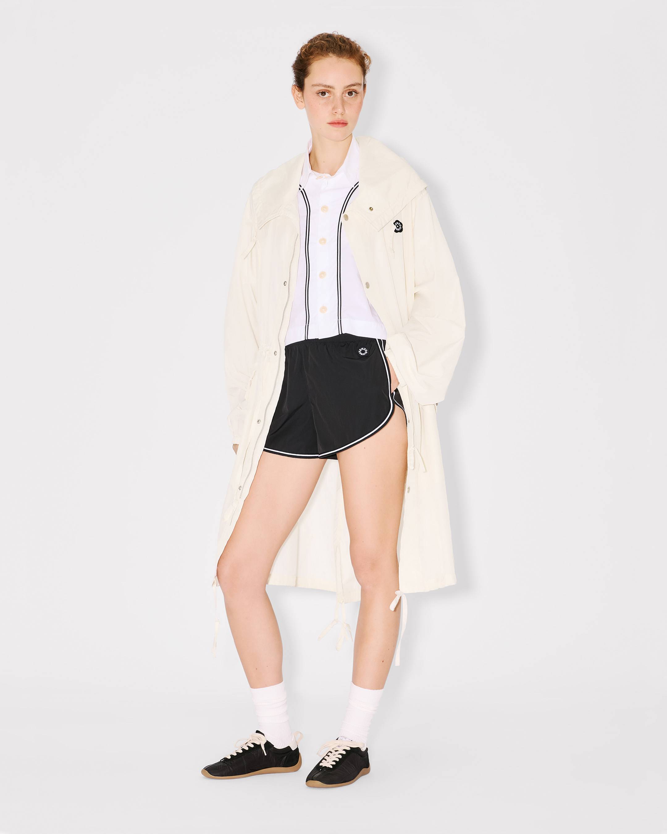 'Boke Flower 2.0' long windbreaker