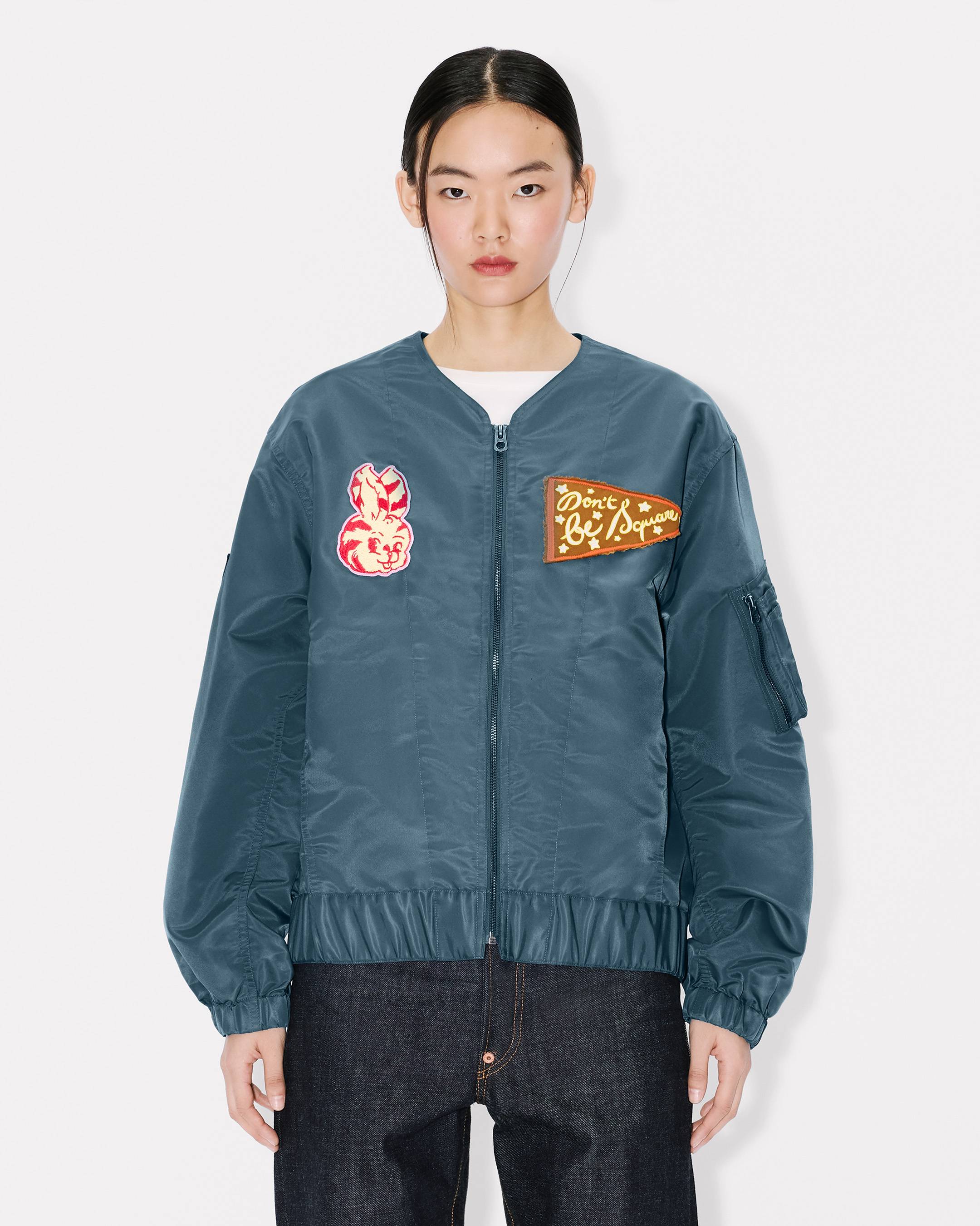 KENZO Badges' ライト カラーレス ボンバー | KENZO