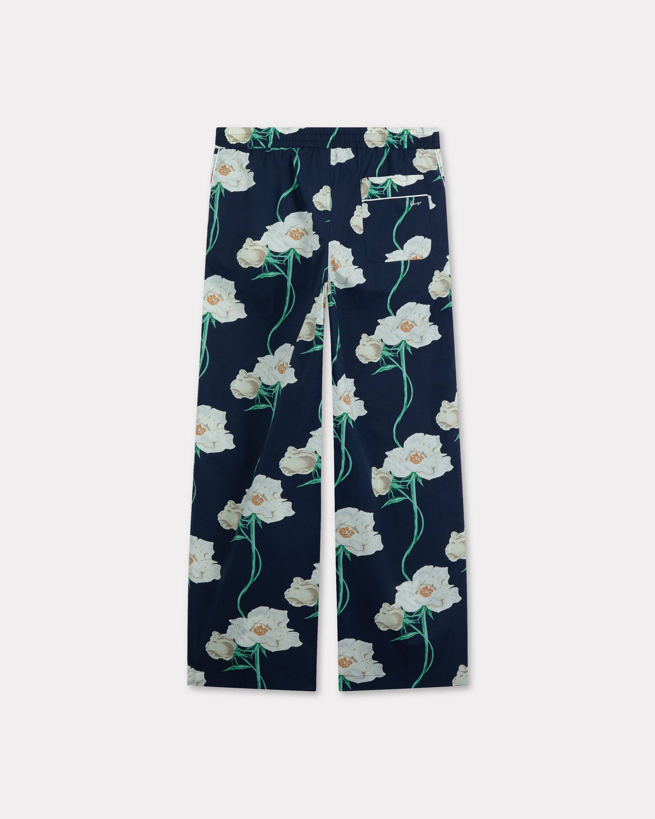 Pyjamahose &bdquo;KENZO Archive Rose&ldquo; aus Baumwolle