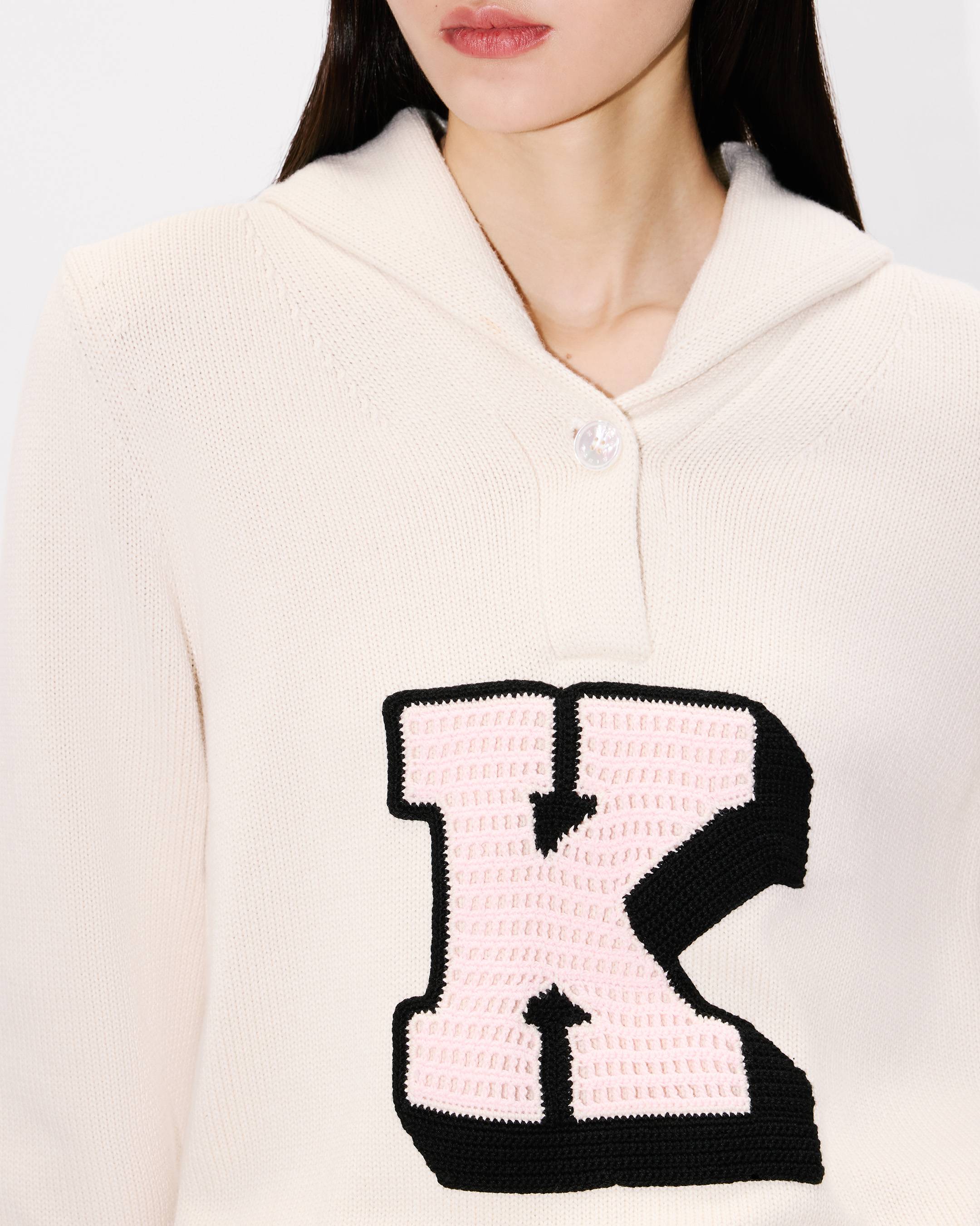 Pullover &bdquo;KENZO Badges&ldquo; aus Wolle und Baumwolle