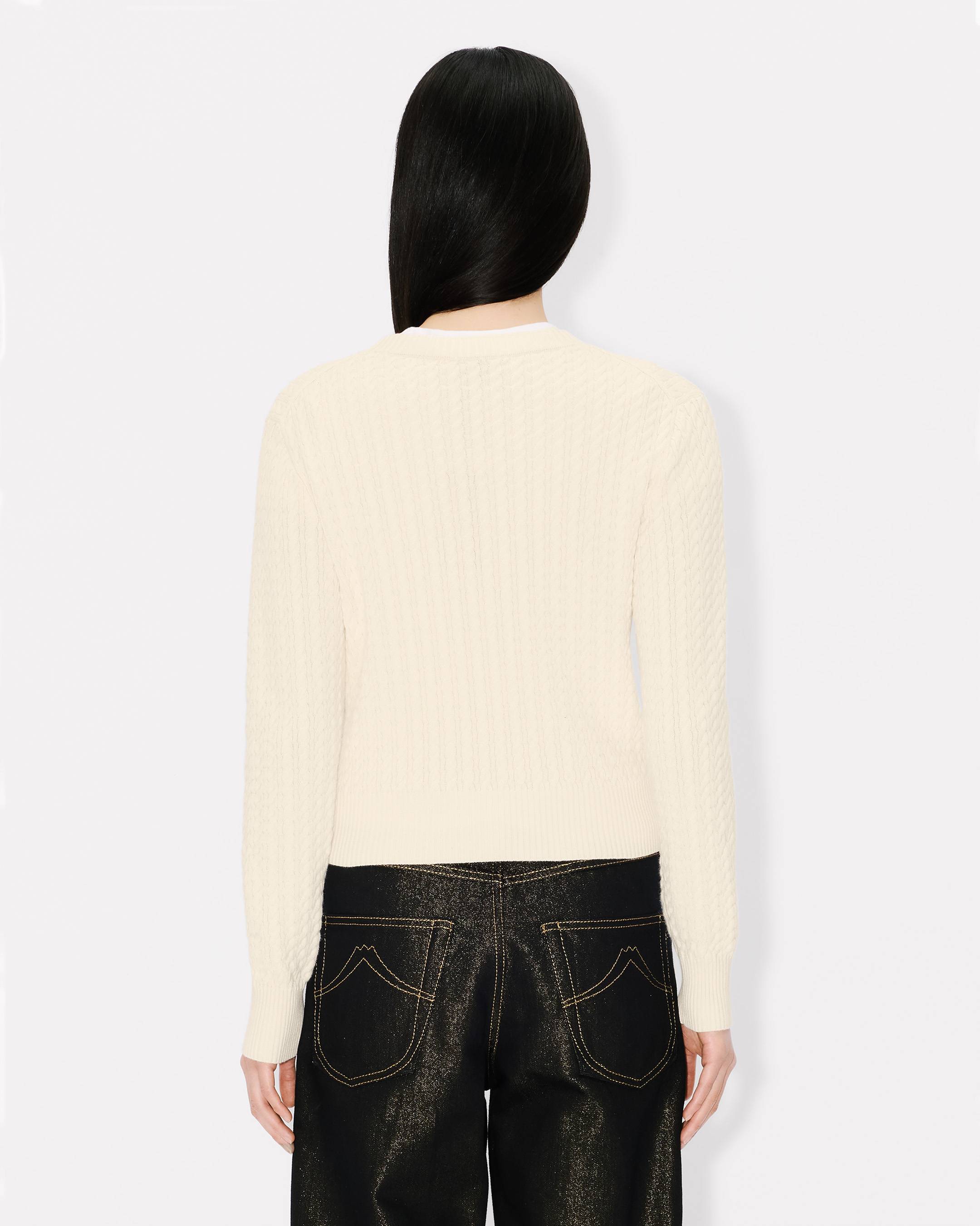 Maglia in cotone e lana 'Boke Flower'