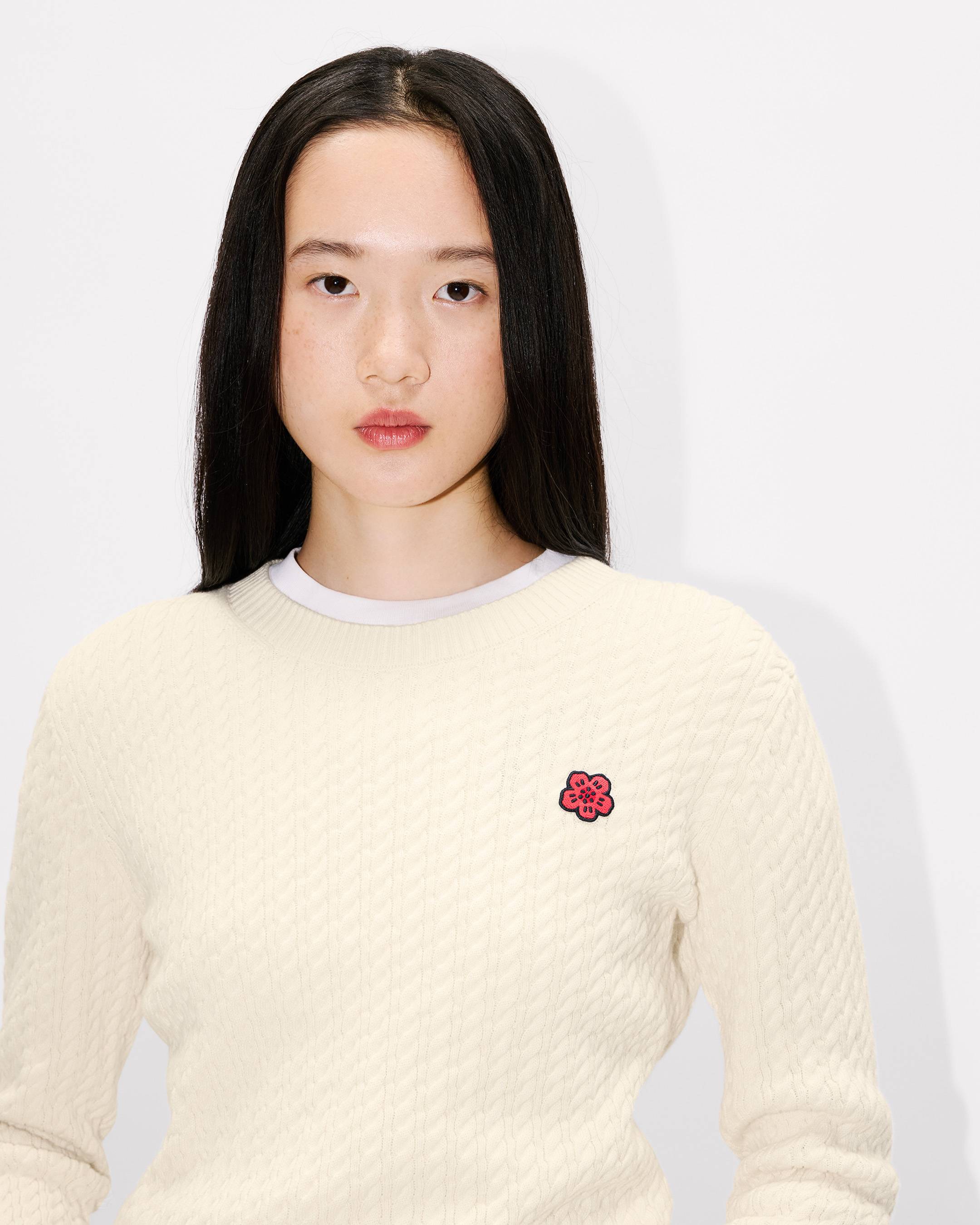 'Boke Flower' jumper cotton wool