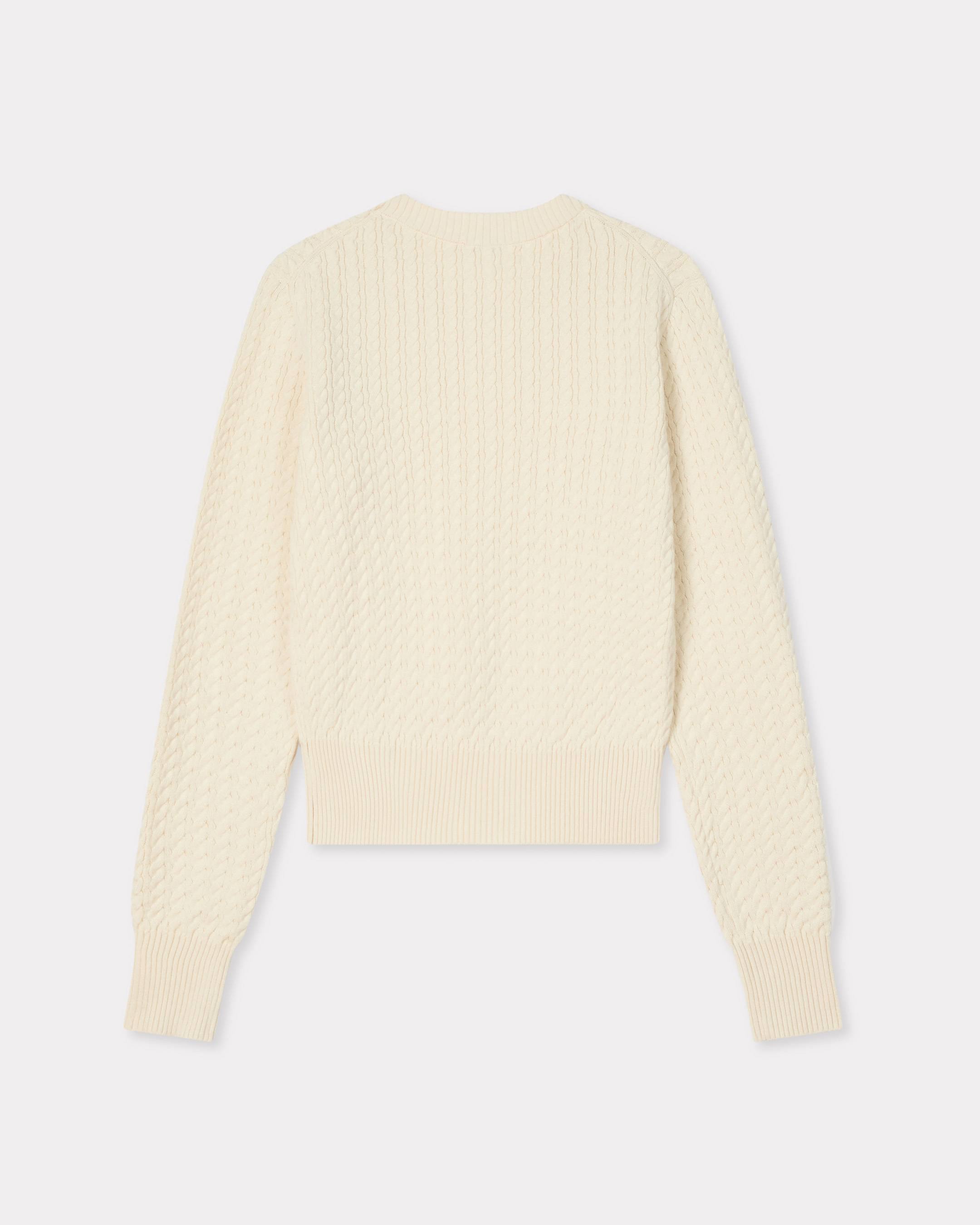 'Boke Flower' jumper in cotton wool