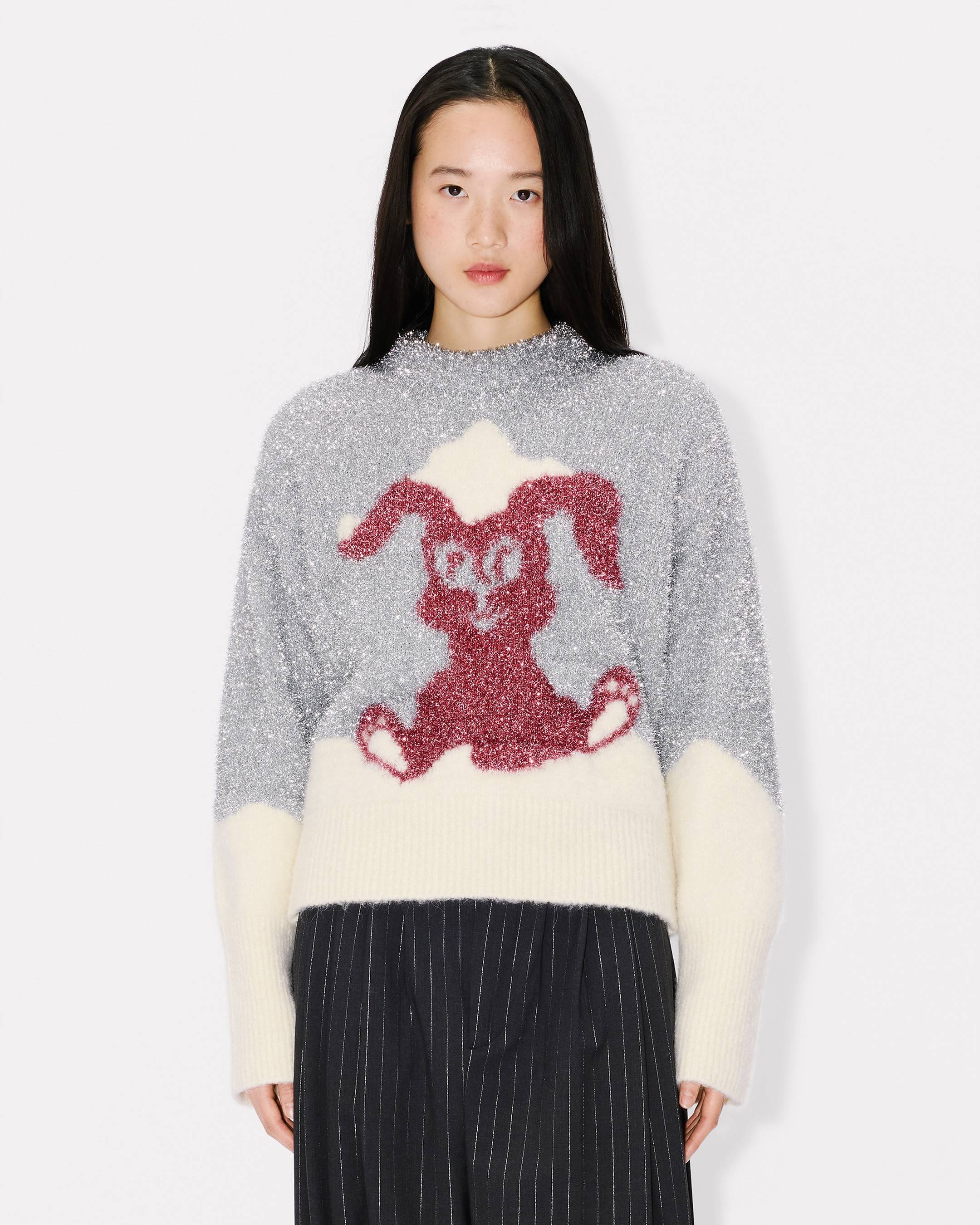 'KENZO Winter Holidays' embellished jumper in mixed wool