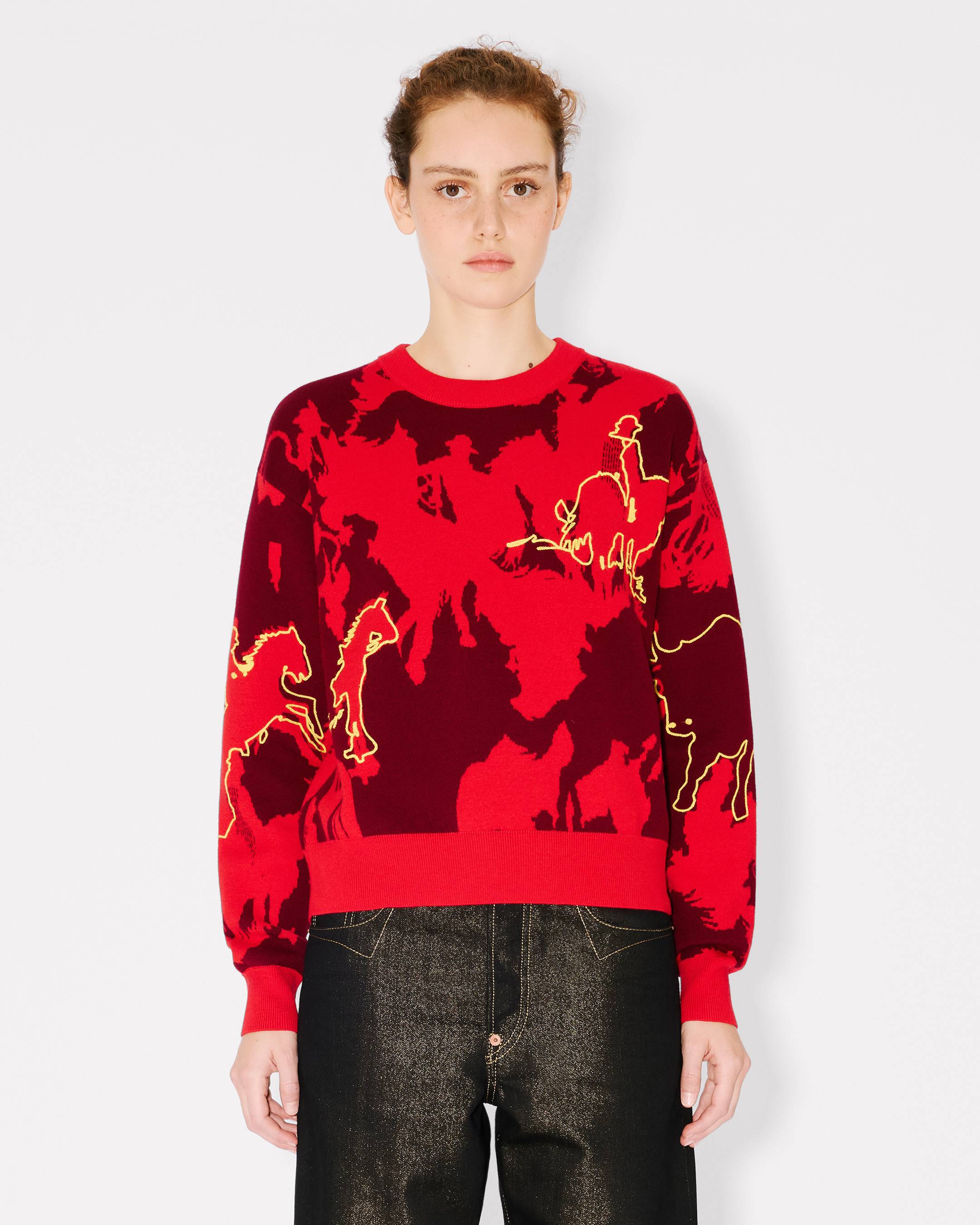 Su&eacute;ter 'Lunar New Year' en mezcla de algod&oacute;n y lana