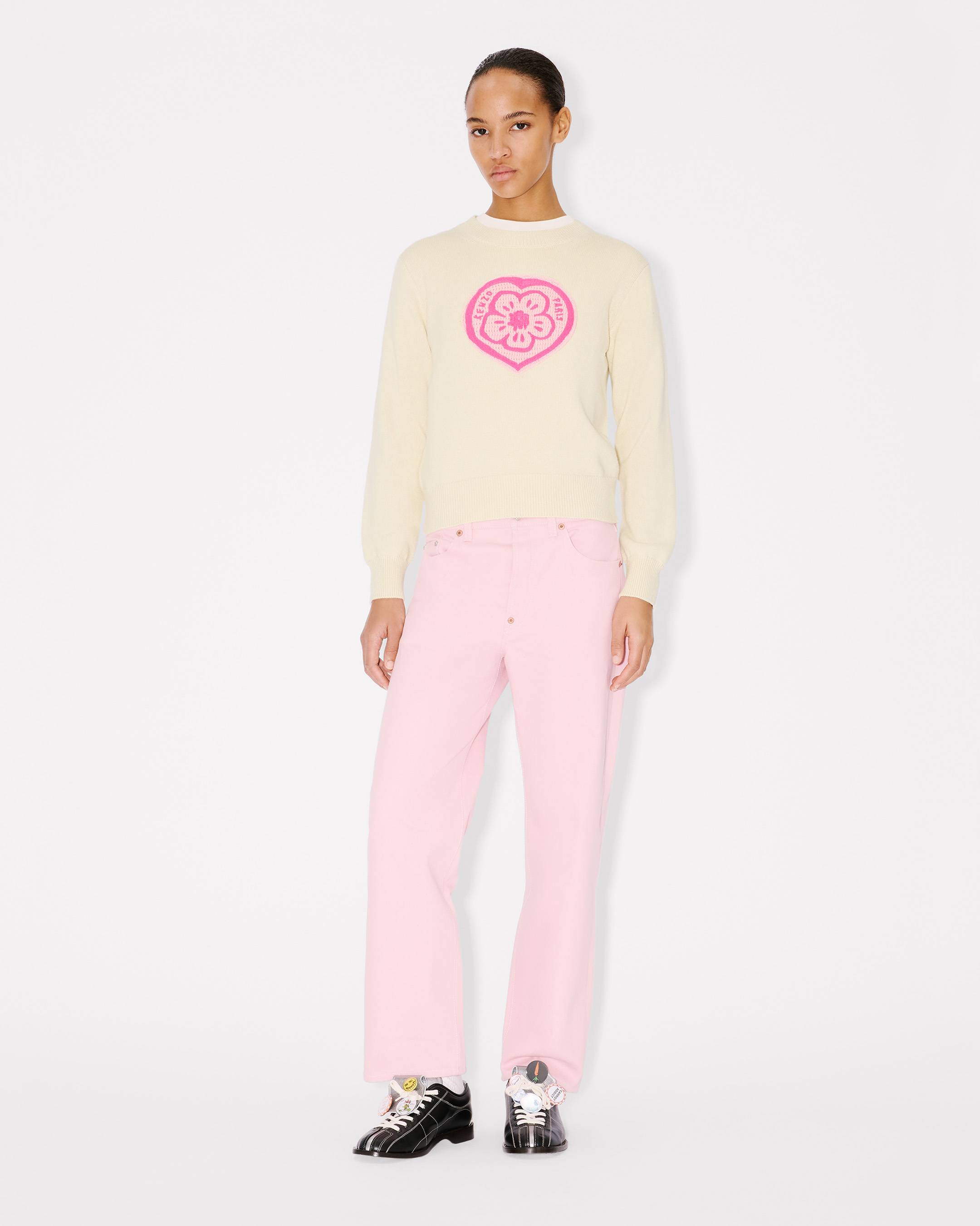 'KENZO Boke Heart' jumper in cotton wool
