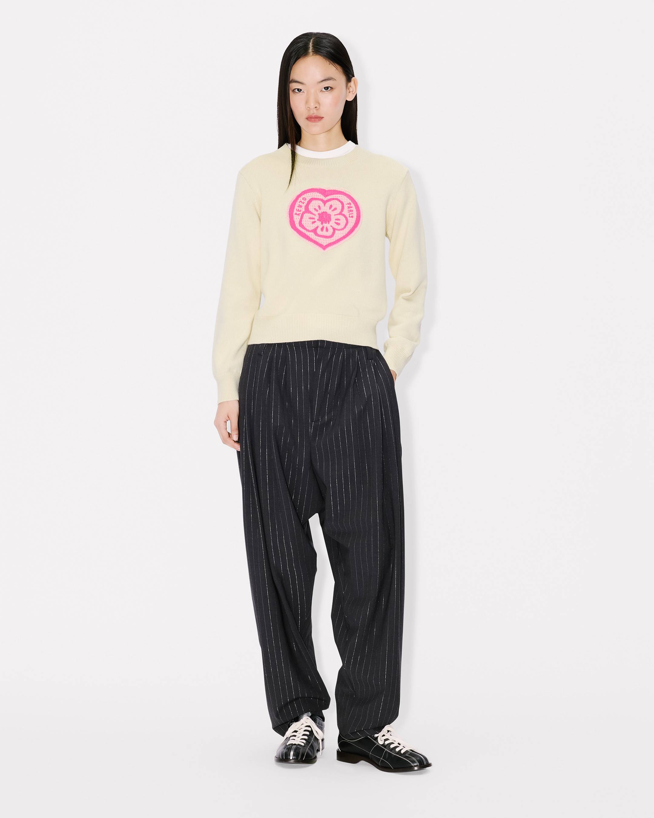 'KENZO Boke Heart' jumper in cotton wool