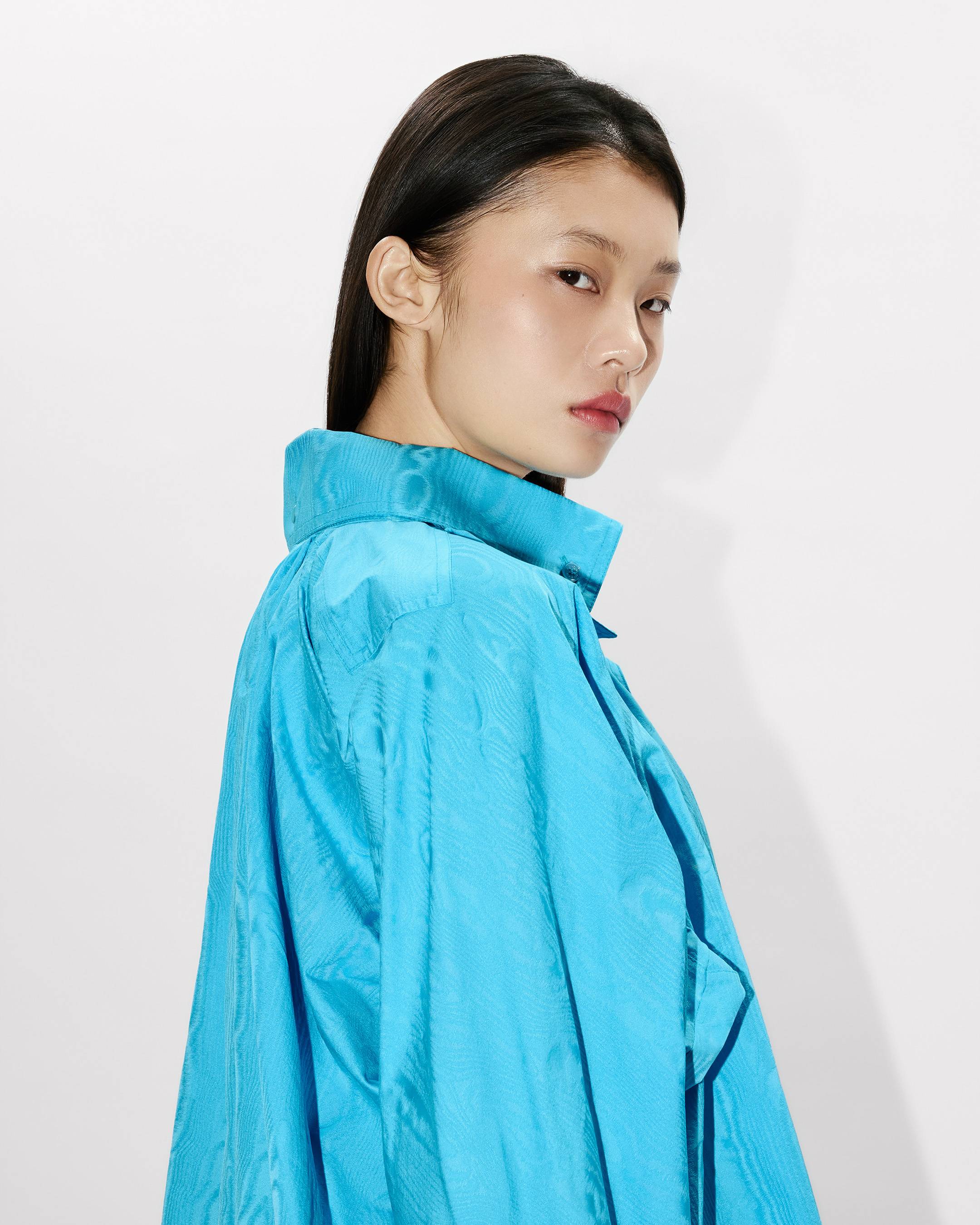 Oversized blouse dress